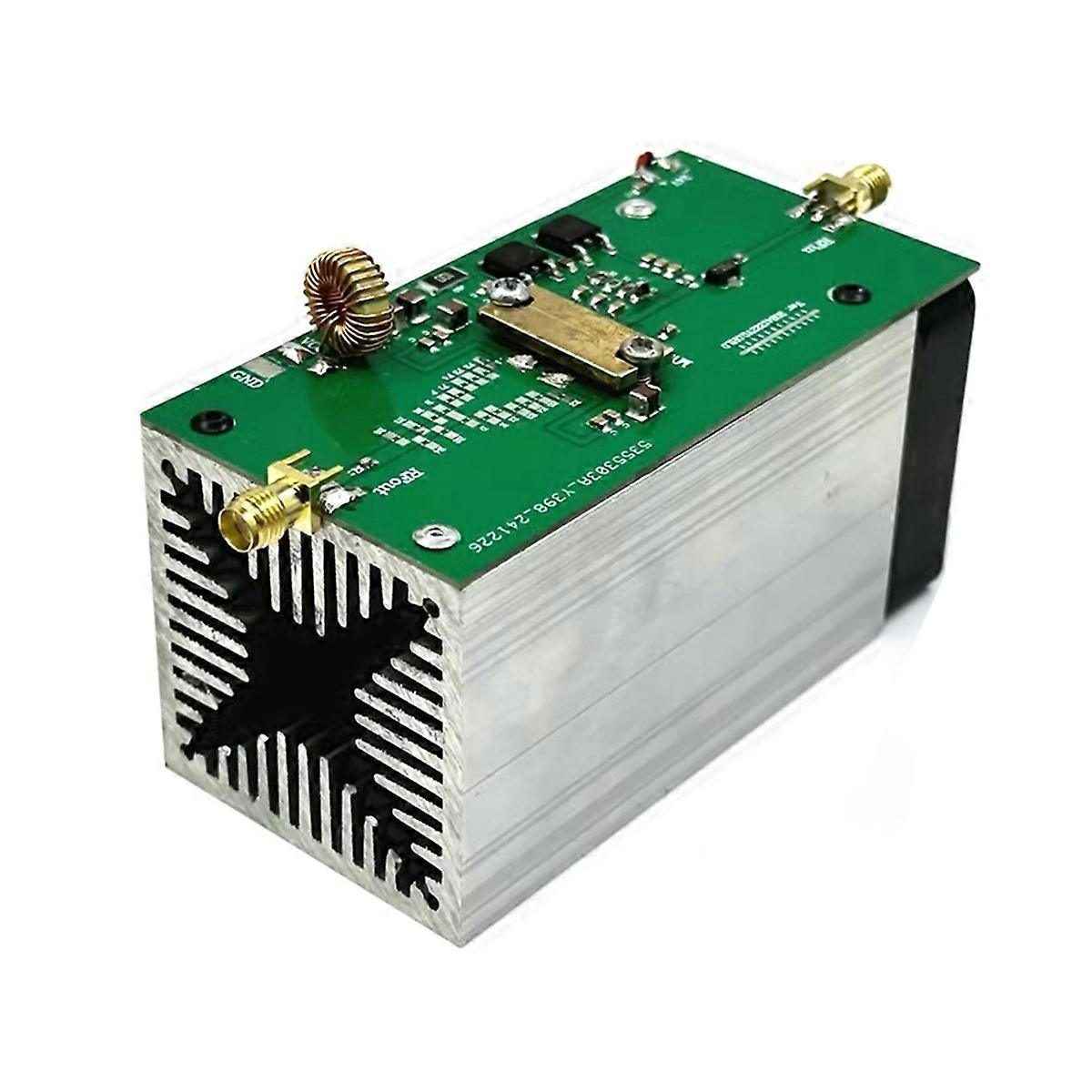 RF Power Amplifier 2.4GHz 50W RF Power Amp 2.4-2.5GHz Power Module Gain 32dB Radio RF Amplifier for