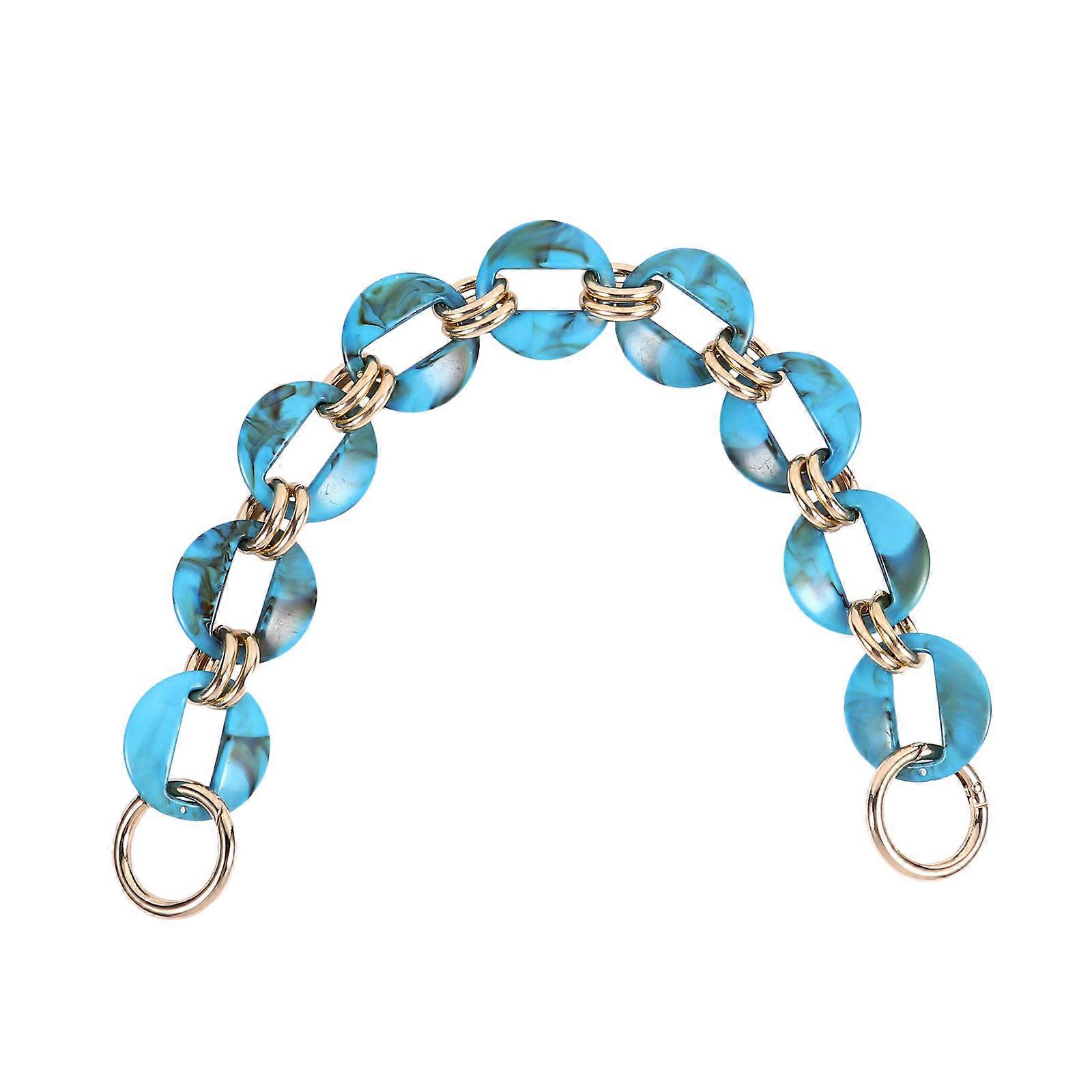 Handbag Replacement Chain Fashion Diy Accessory For Purses Daily Use Water .7x42CM Square Resin Alloy 1Pcs
