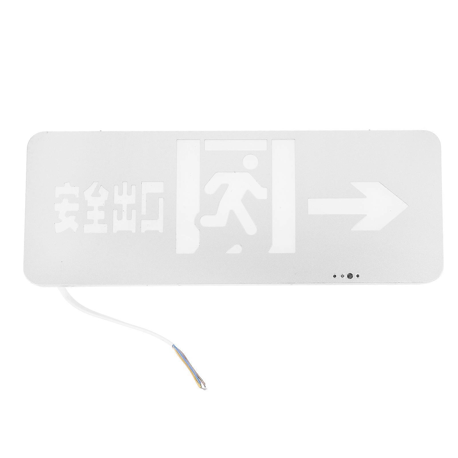 Led Signs For Business Green Color Hanging Design Emergency Situations 1Set