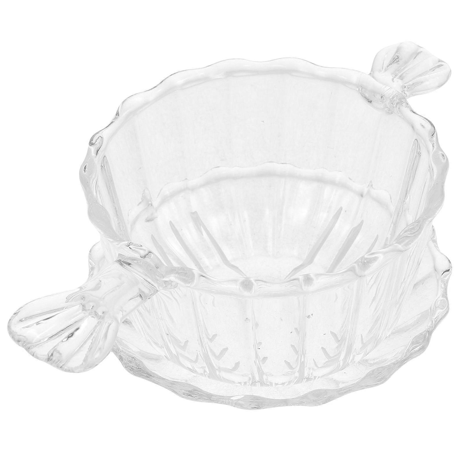 Glass Tea Infuser Transparent Residue Isolation Classical British Design 1Set