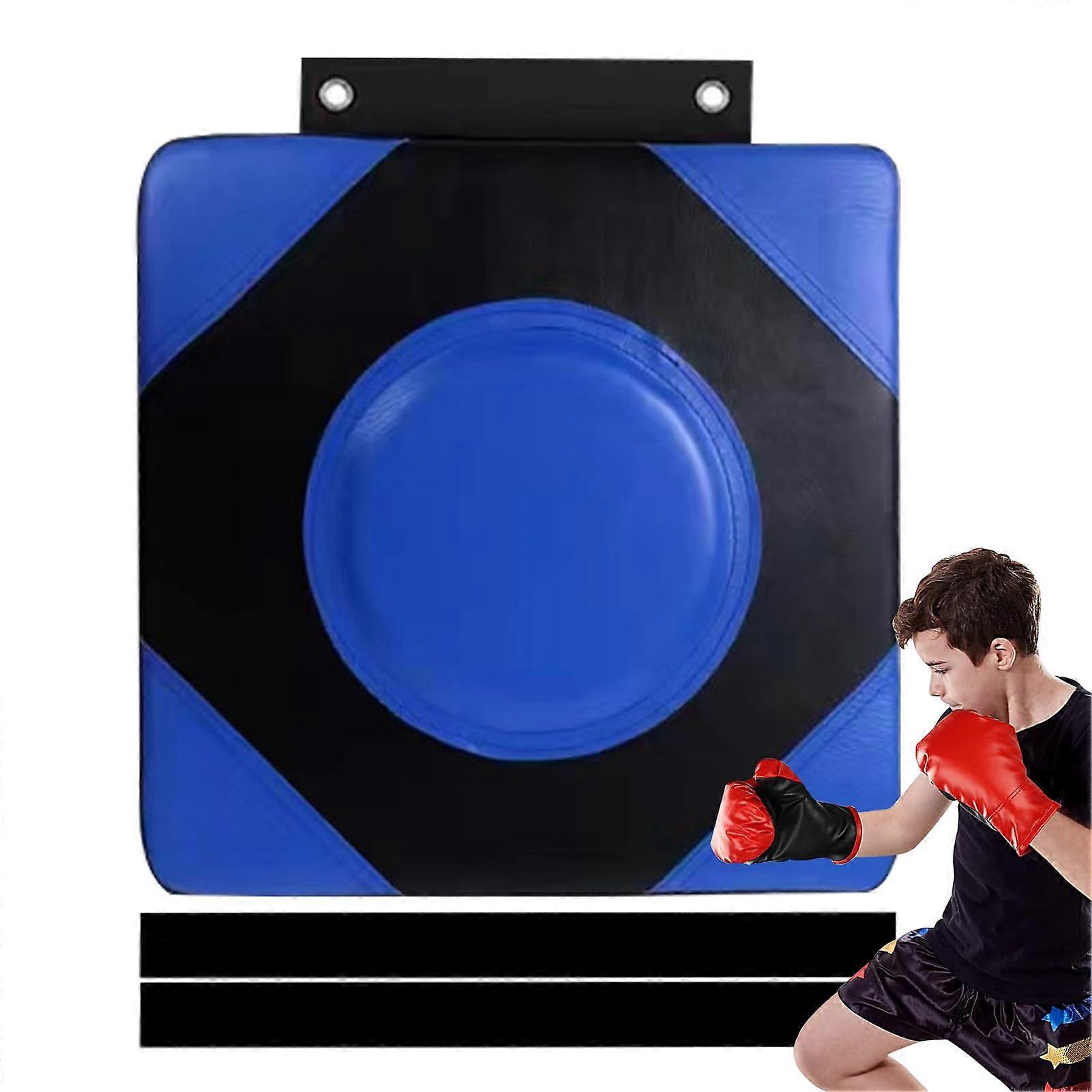 Wall Punch Pad Boxing Wall Target Mounted Blocking Pad Training Equipment Blue