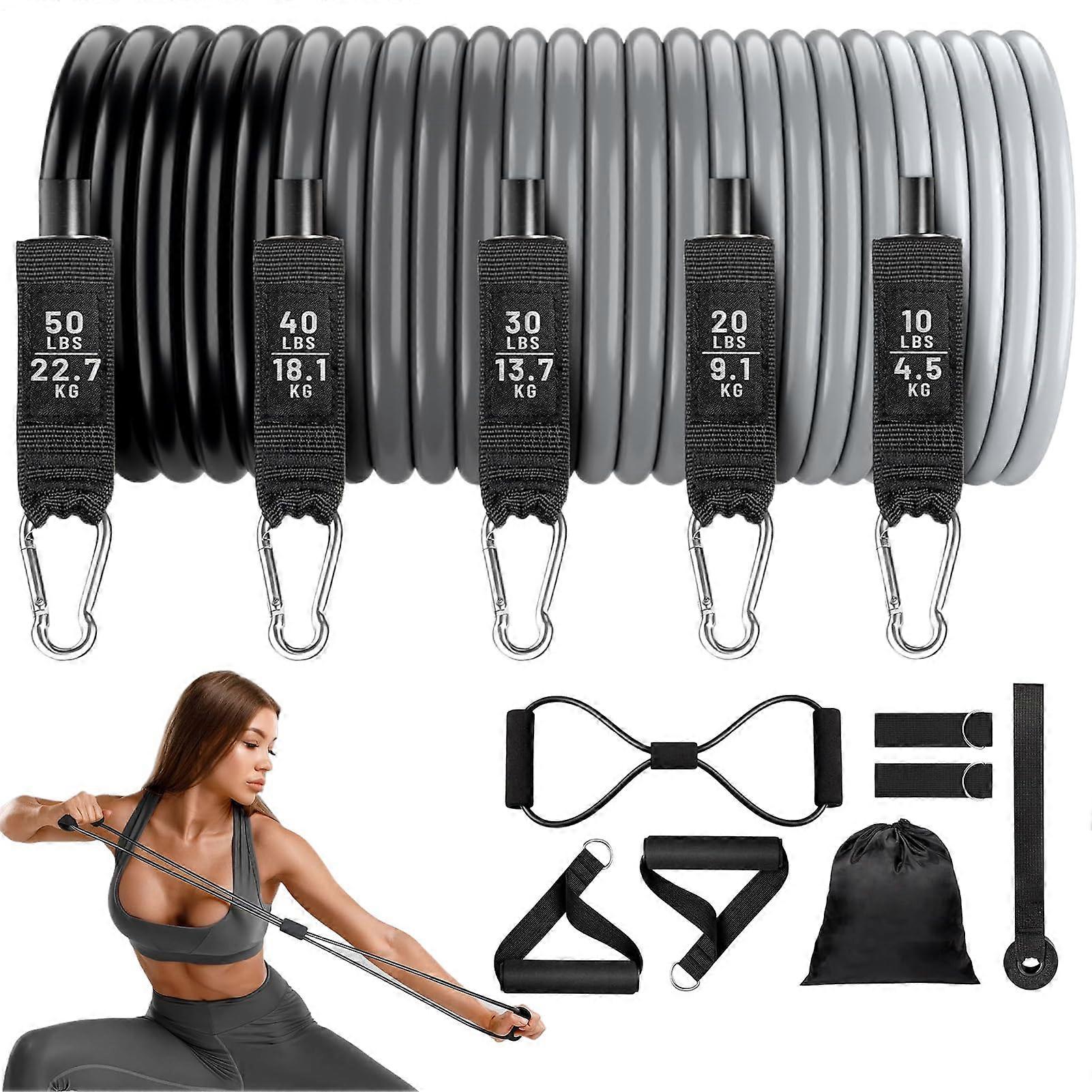Resistance Bands For Training High Performance Adjustable Latex Material Multiple Levels For Home Gym Yoga Studio