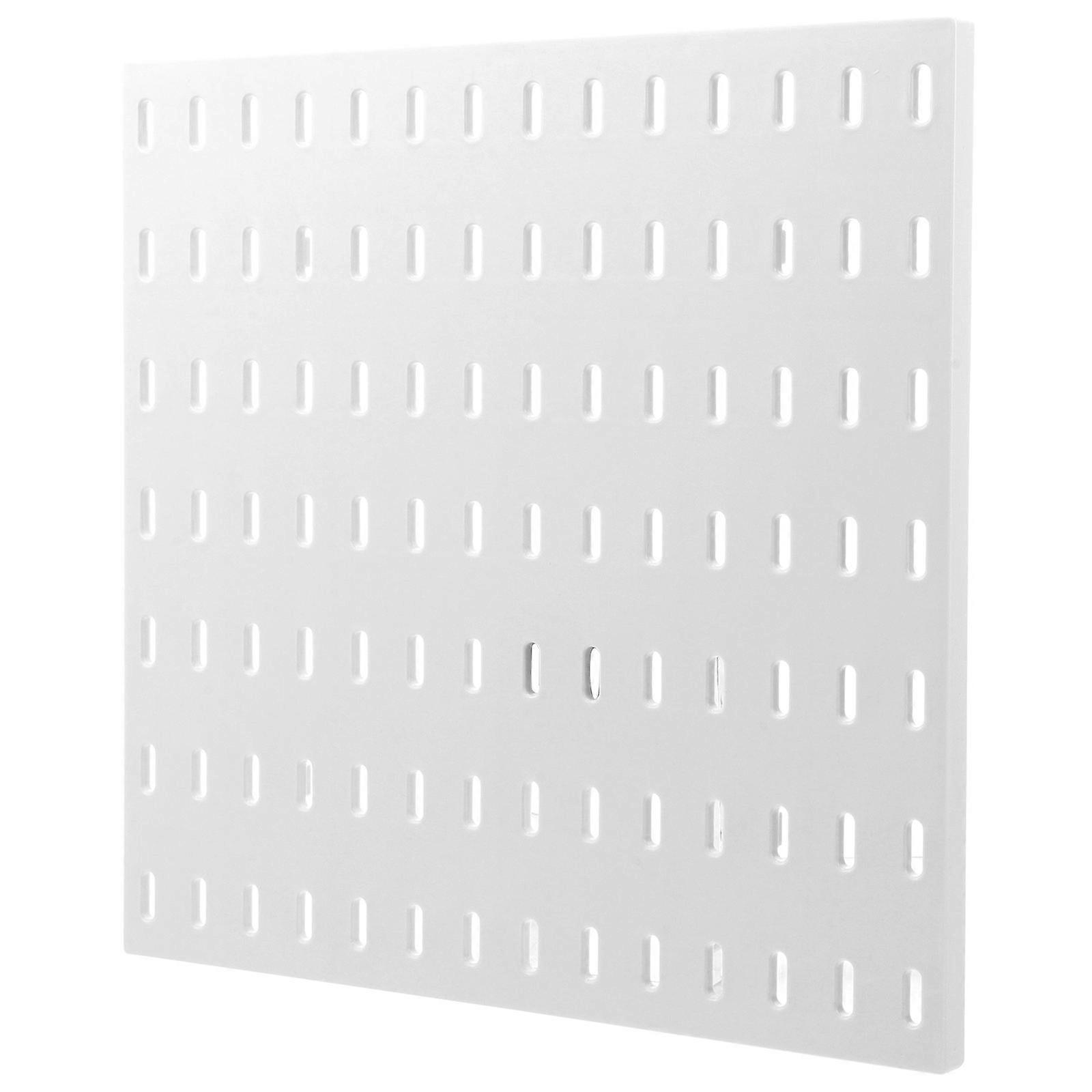 Peg Board Wall Organizer Panel White 28x28cm Storage 1Pack