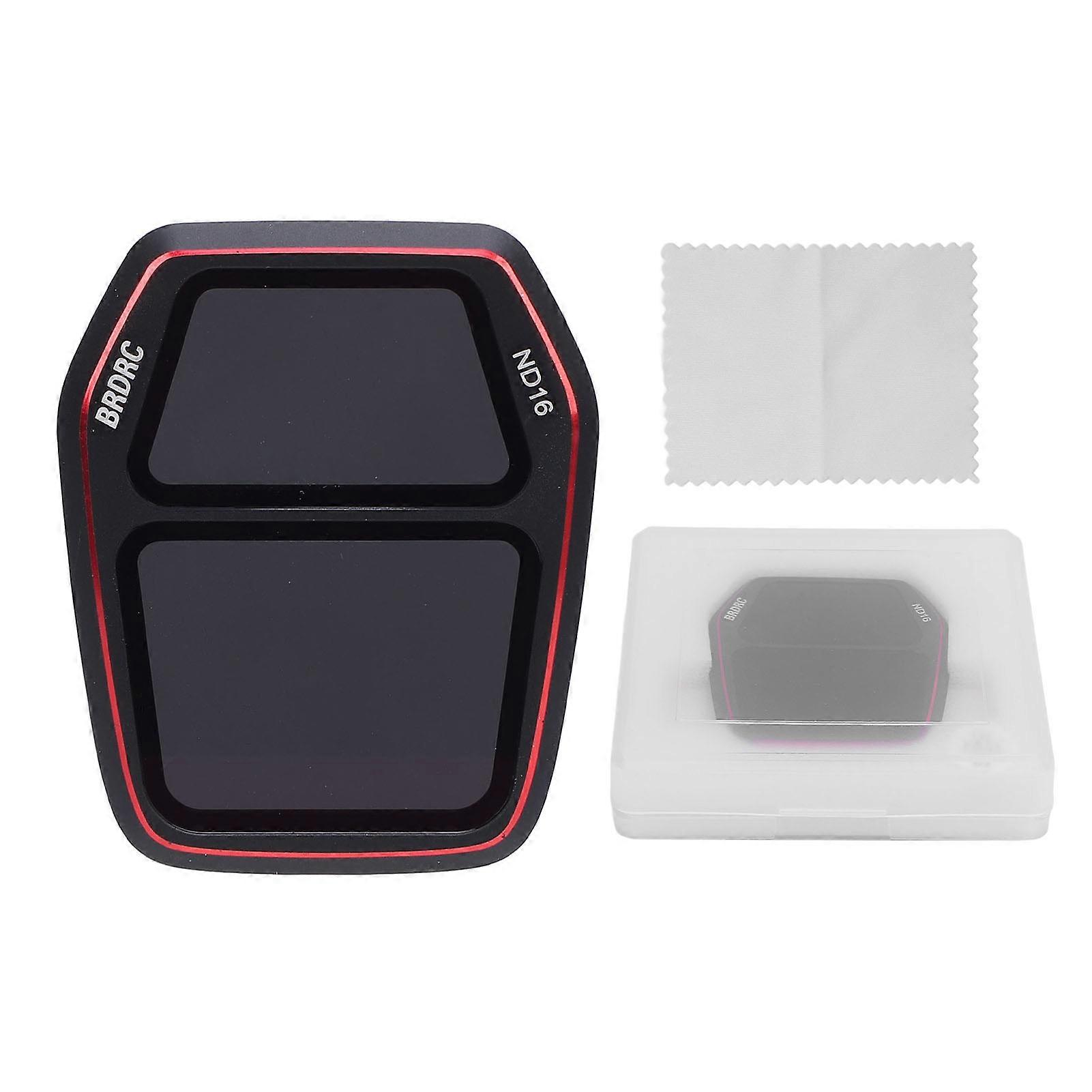Filtre ND16 pour drone AIR 3S, verre optique, alliage d'aluminium, filtre à densité neutre, accessoires pour objectif de drone avec boîte de rangement