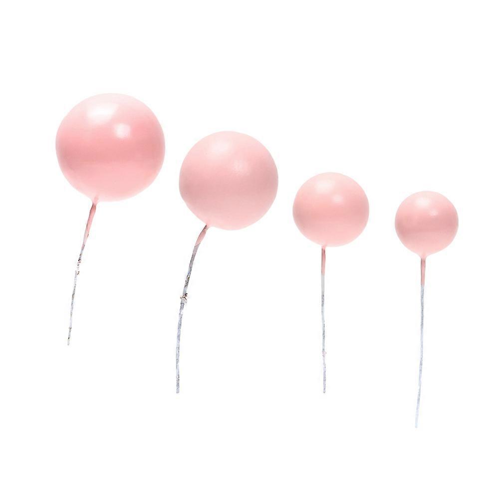 Cake Picks Balls Colorful Cake Toppers for Cupcakes Gathering 2Cm 2.5Cm 3Cm 4Cm Each Pattern Has 5Pcs 20Pcs