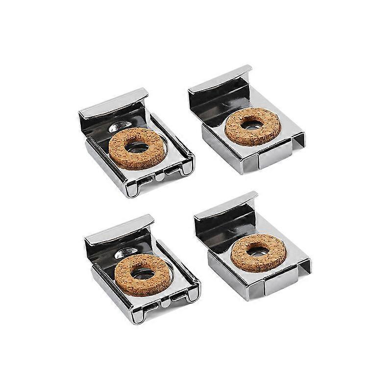 4 Pieces Mirror Spring Clips Mirror Hanger Clips, for Mirror Fixing Hangers Can Support,