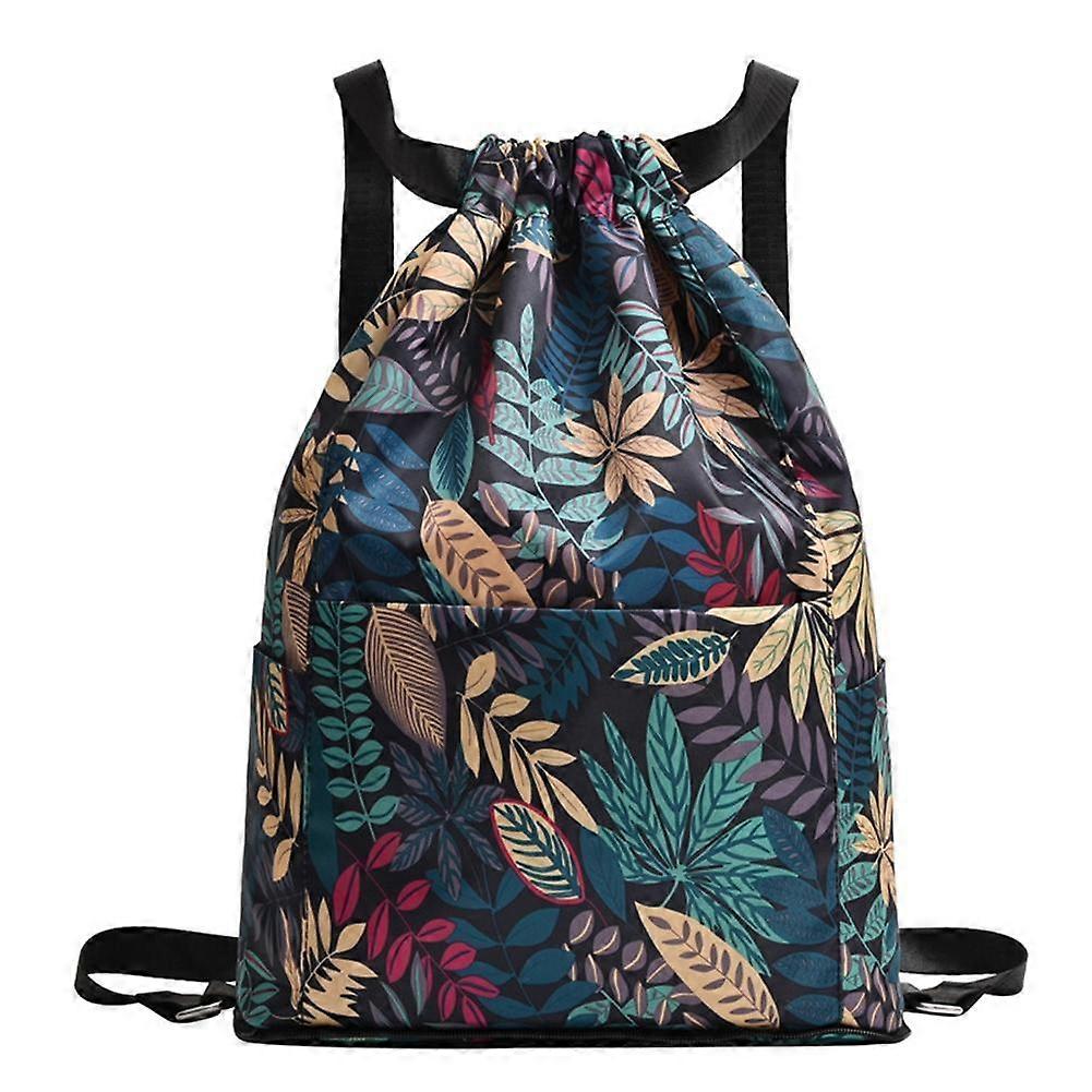 Drawstring Foldable Large Capacity Bag Dry Wet Separations Travel Sport Backpack