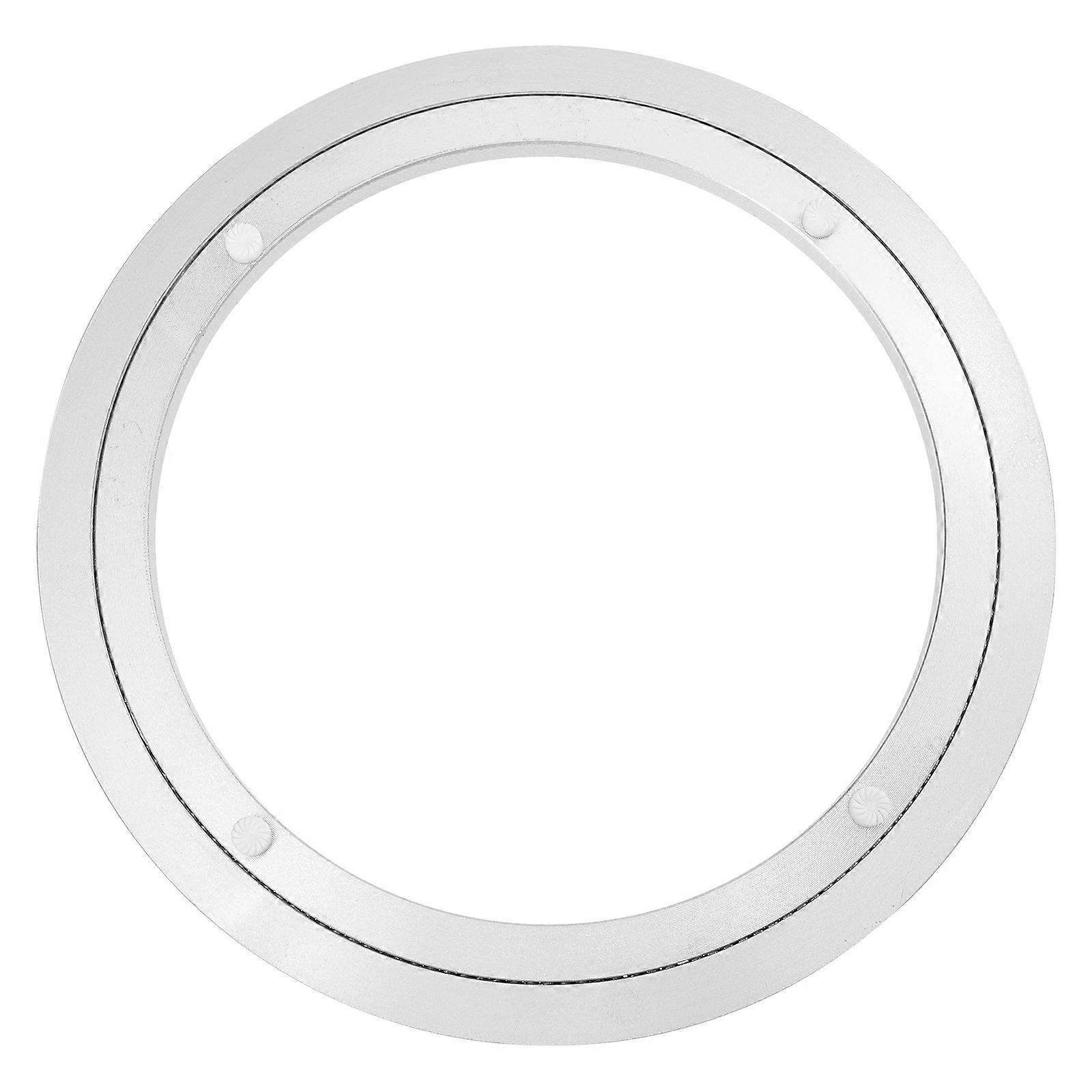 Dining Table Turntable Ring For Food Sharing Silver 1Pcs
