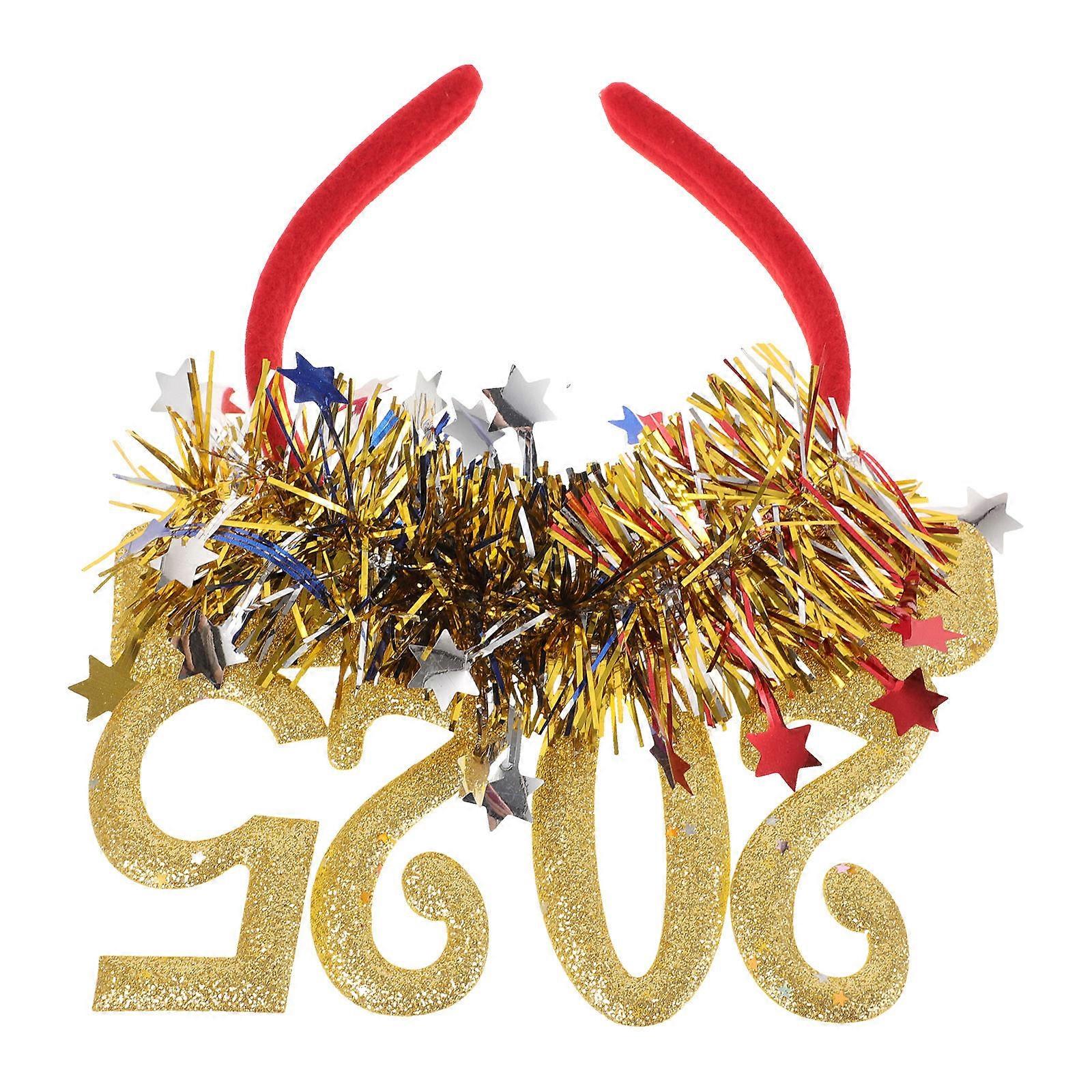 Glitter Headband for Year Party – Lightweight, Comfortable Hair Accessory with Stylish Design and Attention to Detail for Festival Celebrations – All