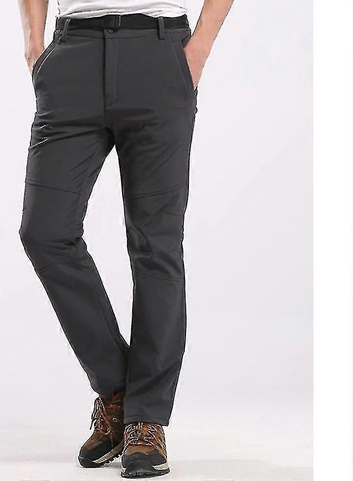 Warm Fleece Waterproof Softshell Pants for Skiing