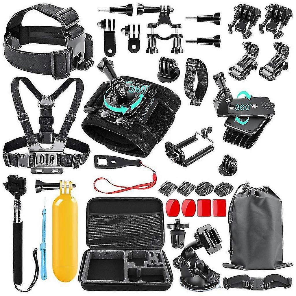 Kit de caméra d’action Bundle Set adapté à différentes marques