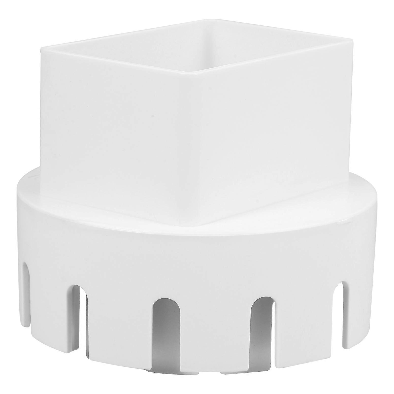 Pipe Connector For Rain Pipe Convenient Downspout Fitting Plastic Outdoor Rainwater Management 1Pack