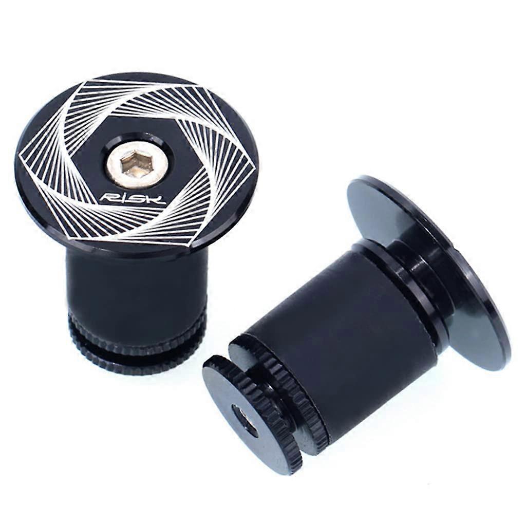 Bike Grip End Lock Road Bike Handlebar End Caps Locking End Cap Set For Road Handlebars