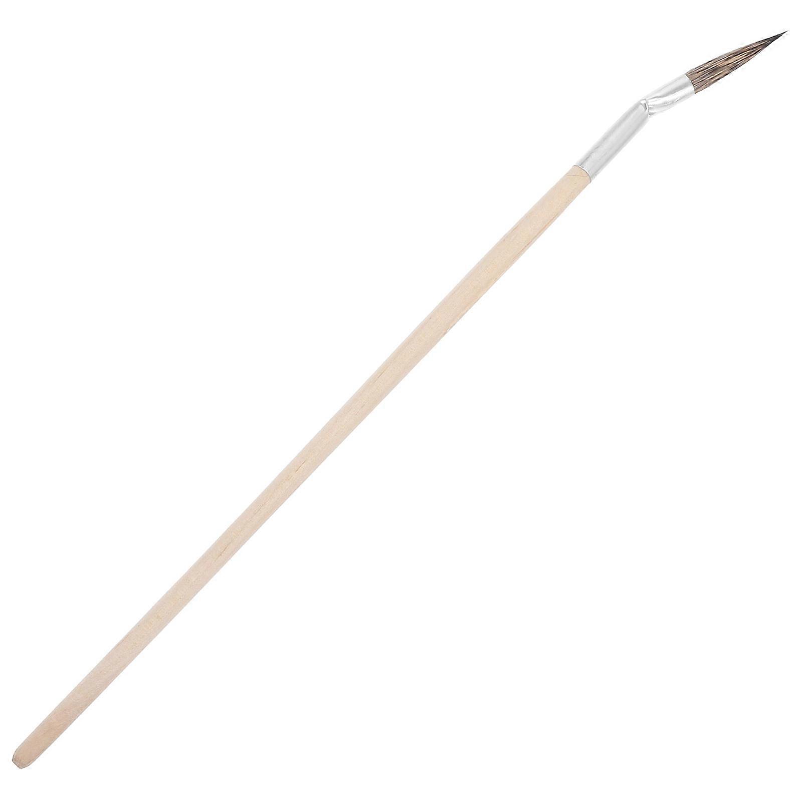 The **Portable Ceramic Watercolor Brush Handle Fine Lining Pottery Painting Tool** is a brush designed for ceramic artists and DIY working with