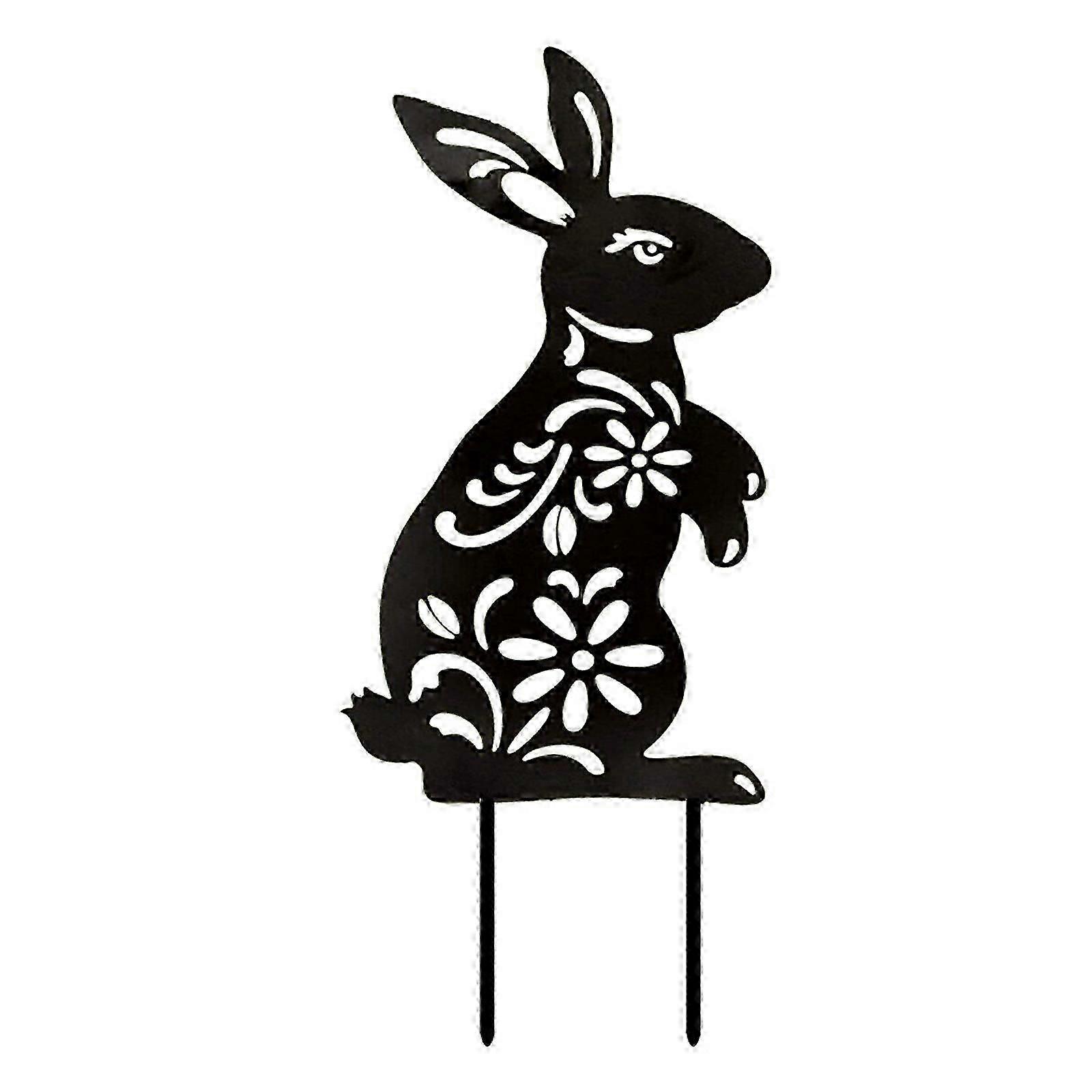 Easter Floral Bunny Lawn Garden Decorations