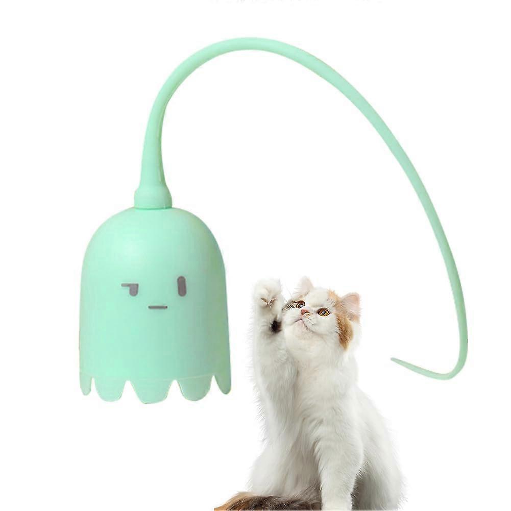 Electric Cat Toy with Interactive Tail, USB Rechargeable Automatic Cat Plaything, Indoor Activity for Cats
