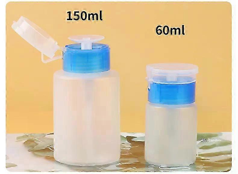 60/150 / ml Plniteľný odlakovač na nechty Odstraňovač laku Dávkovač fľaše Nástroj na manikúru