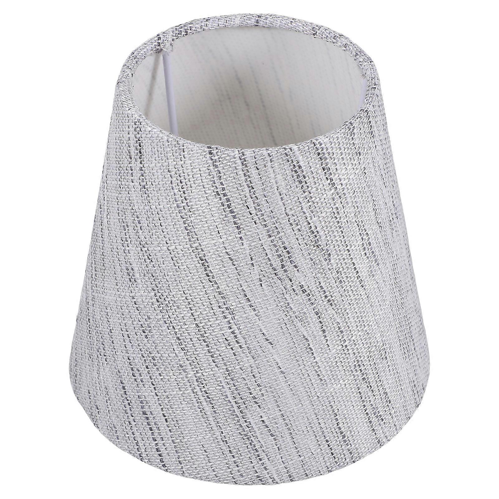 Small Fabric Drum Chandelier Light Shade Replacement for Table and Floor Lamps, Modern Bell Design for Home and Office Decor