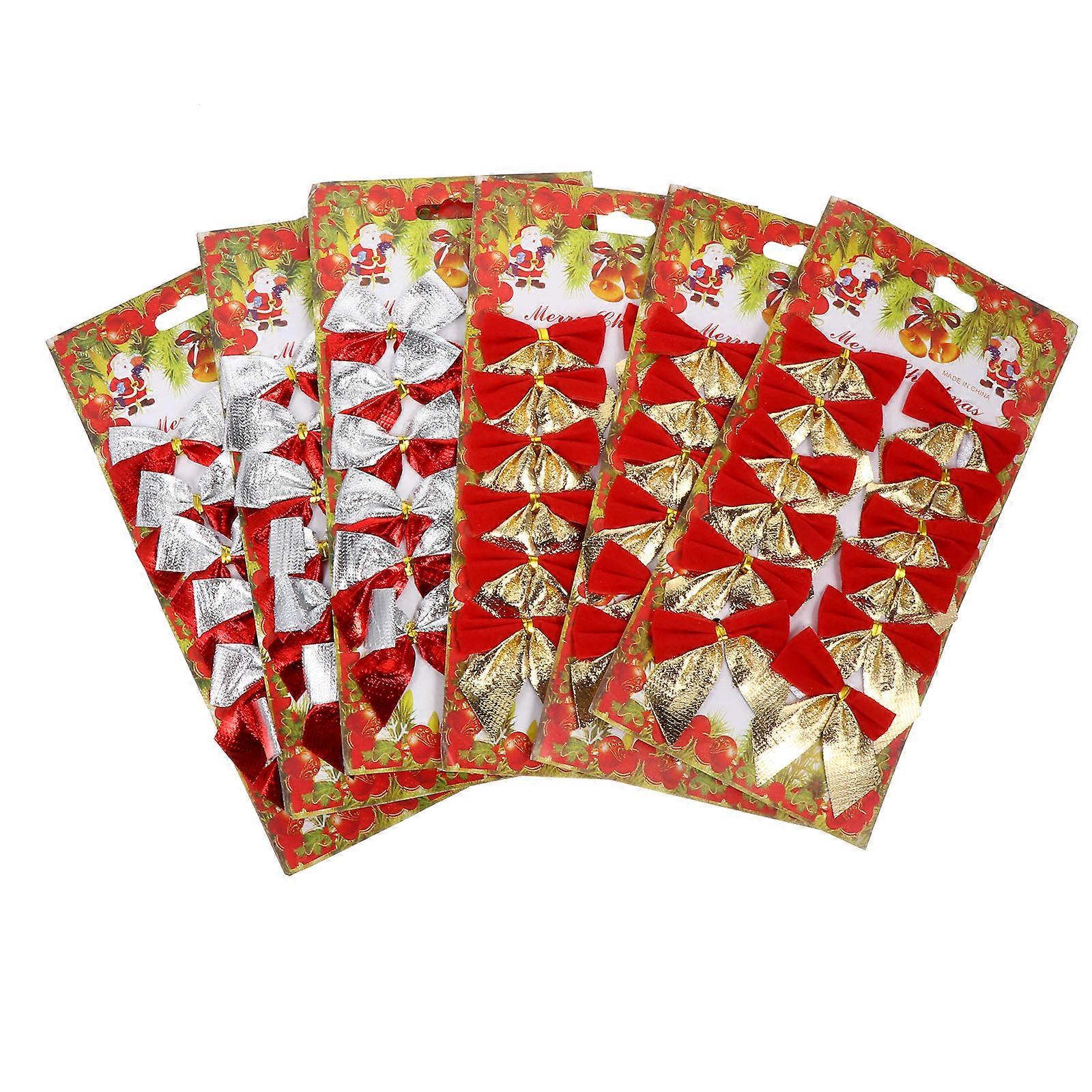 Themed Party Bow Decoration present Assorted Color 5X5.5cm 72Set