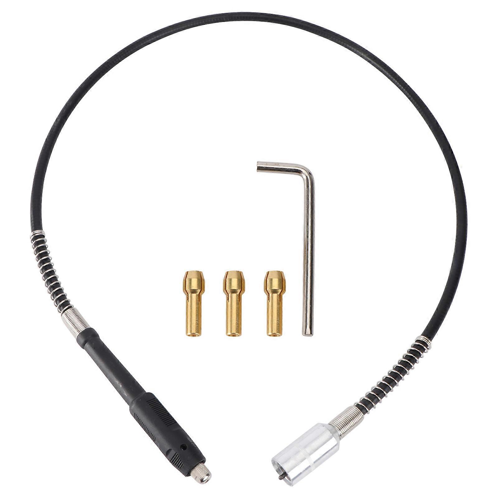 Flexible Shaft Engraving Tool For Narrow Space Working Black 107.00X3.00X2.00CM Extending Function 1Set