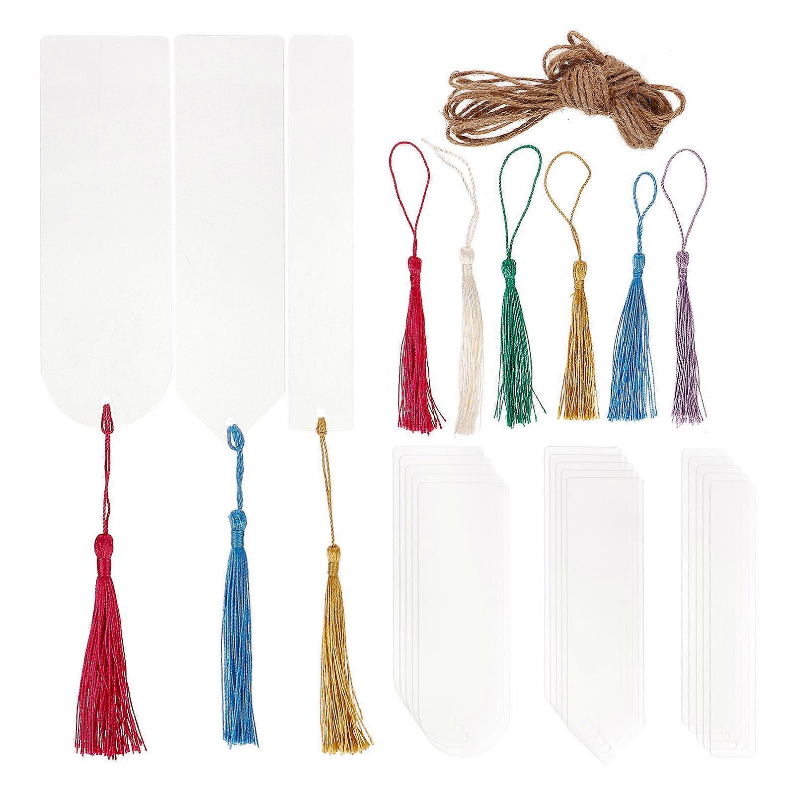 Book Marking Blank Bookmarks Arch Shape Gifting Transparent Material 30Sets
