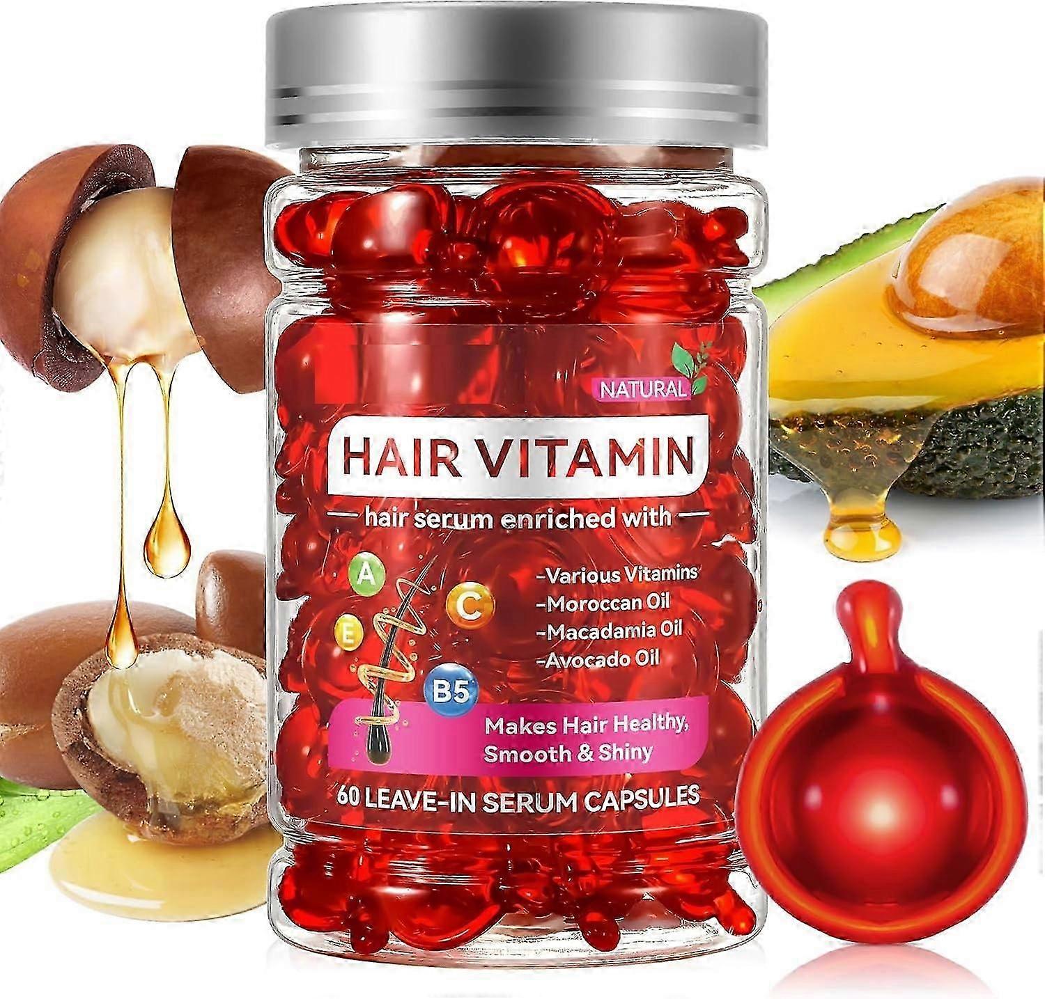 ヘアビタミン、オイルカプセル、ヘアオイルカプセル、コンディショナー、ヘアトリートメント、縮れ毛や乾燥ダメージヘア用美容液、ヘアビタミン、アボカドオイル、SM