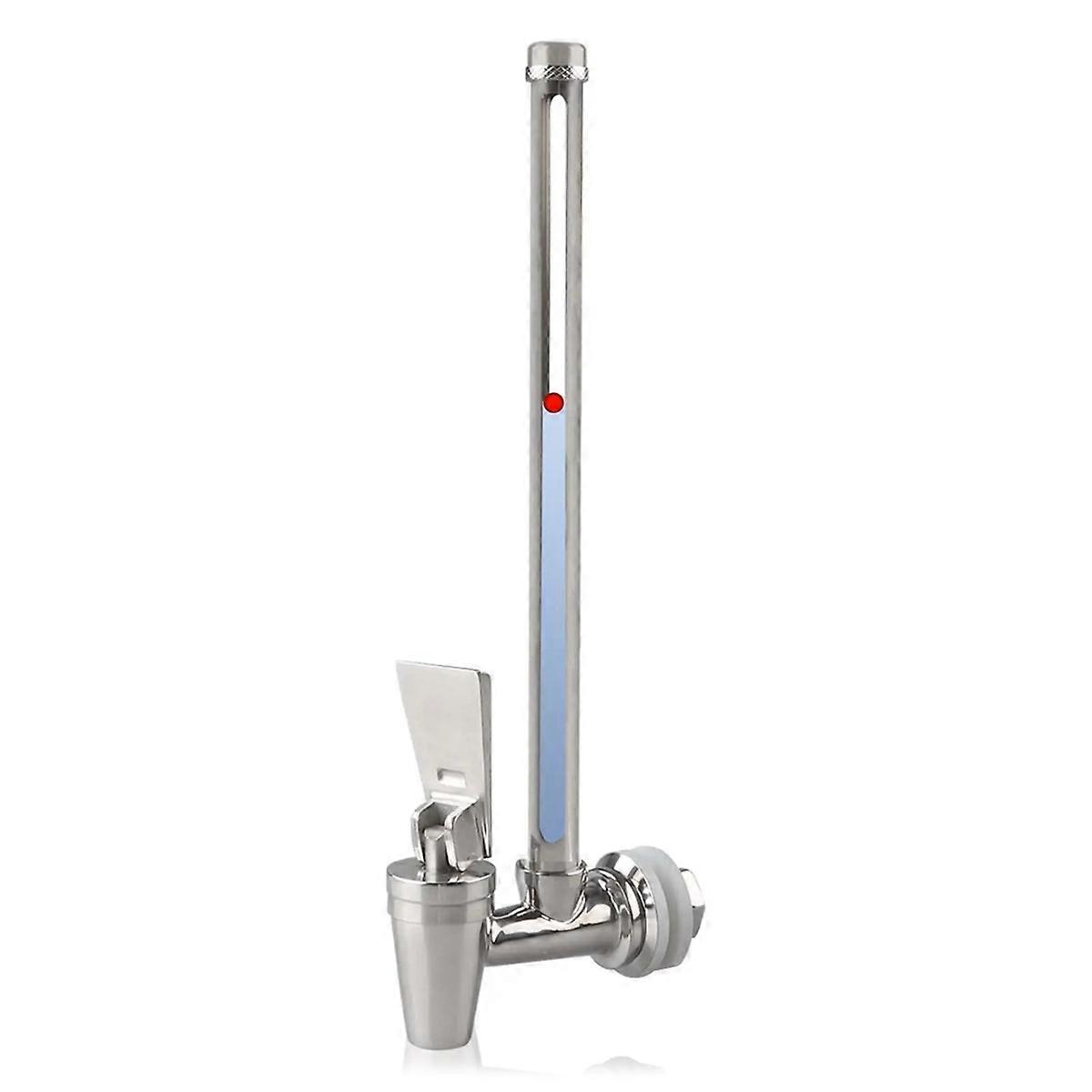 Sight Glass Spigot 7inch Steel Spigot with Clear View Water Level for and Waterdrop Water Filtration System