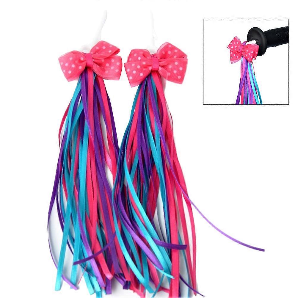 Colorful Bike Streamers Push Bike Accessory For Children Easy To Install On Most Vehicles 1 Pair
