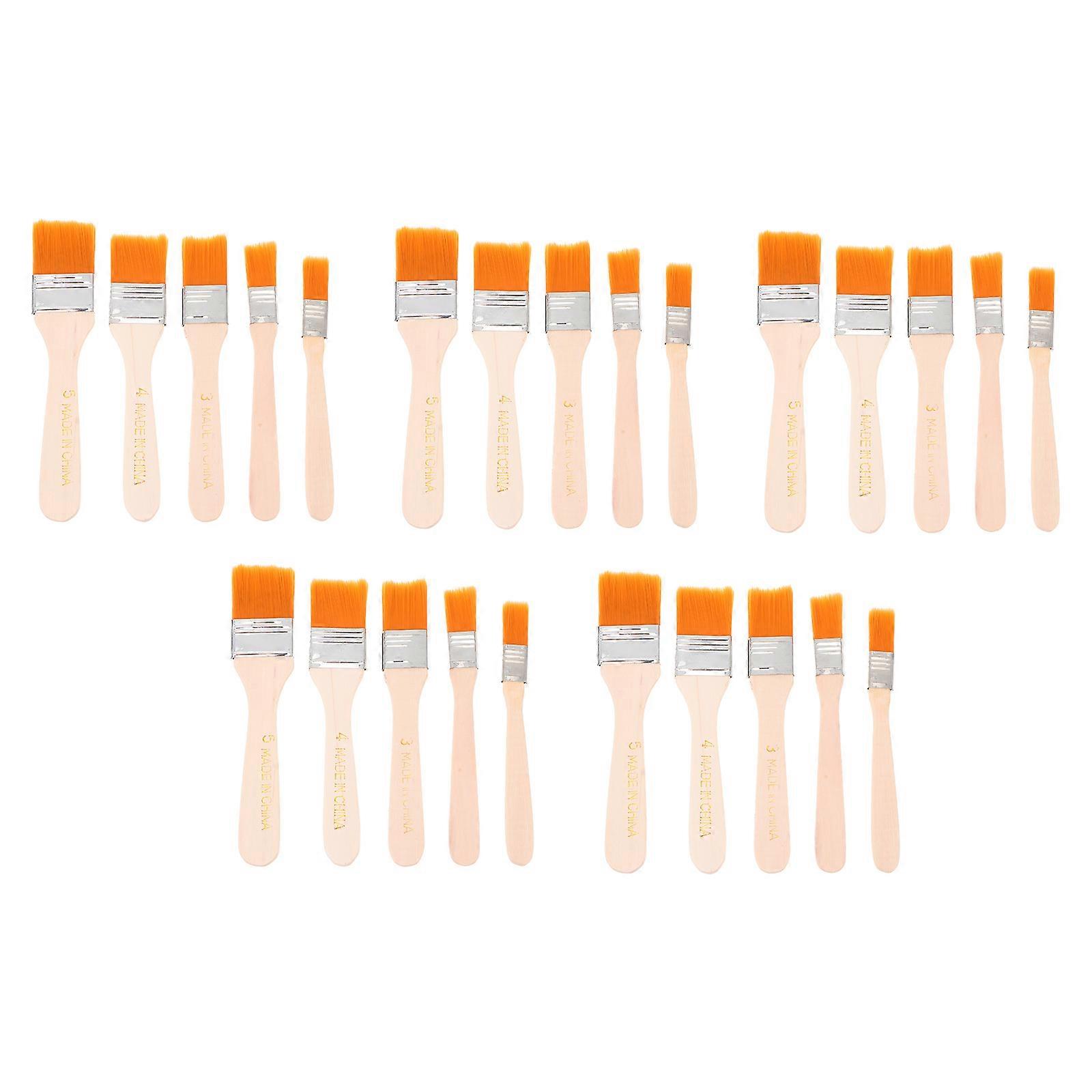 Here's a refined and professional product description based on your input:
**25pcs Oil Paint Brush Set – Comfortable Handle, Durable Bristles,