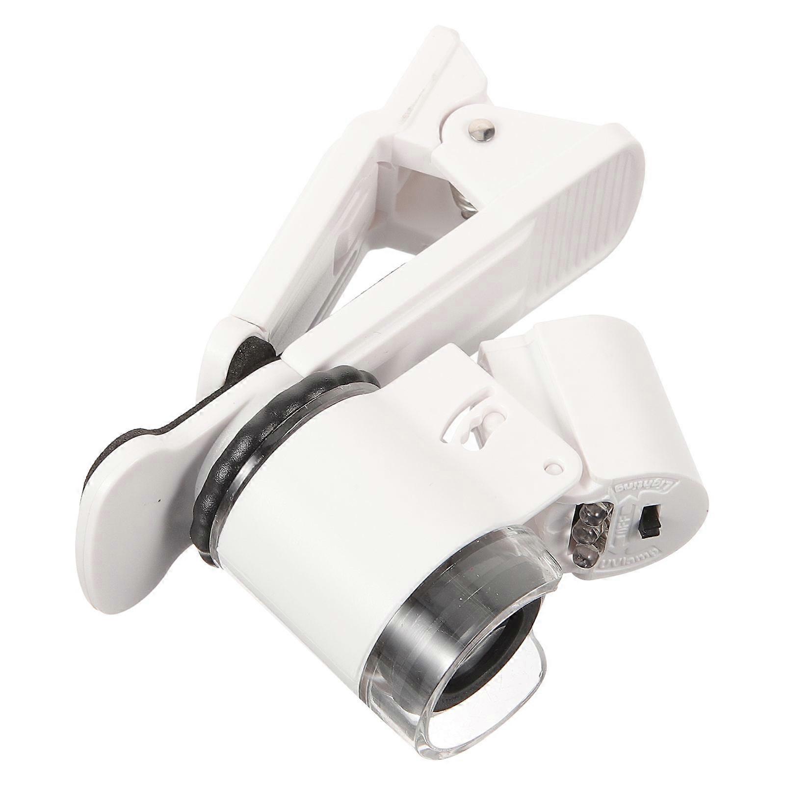 ジュエラーズルーペ拡大鏡クリップオンジュエリー拡大鏡キャンプや旅行のための実用的なデザイン1個