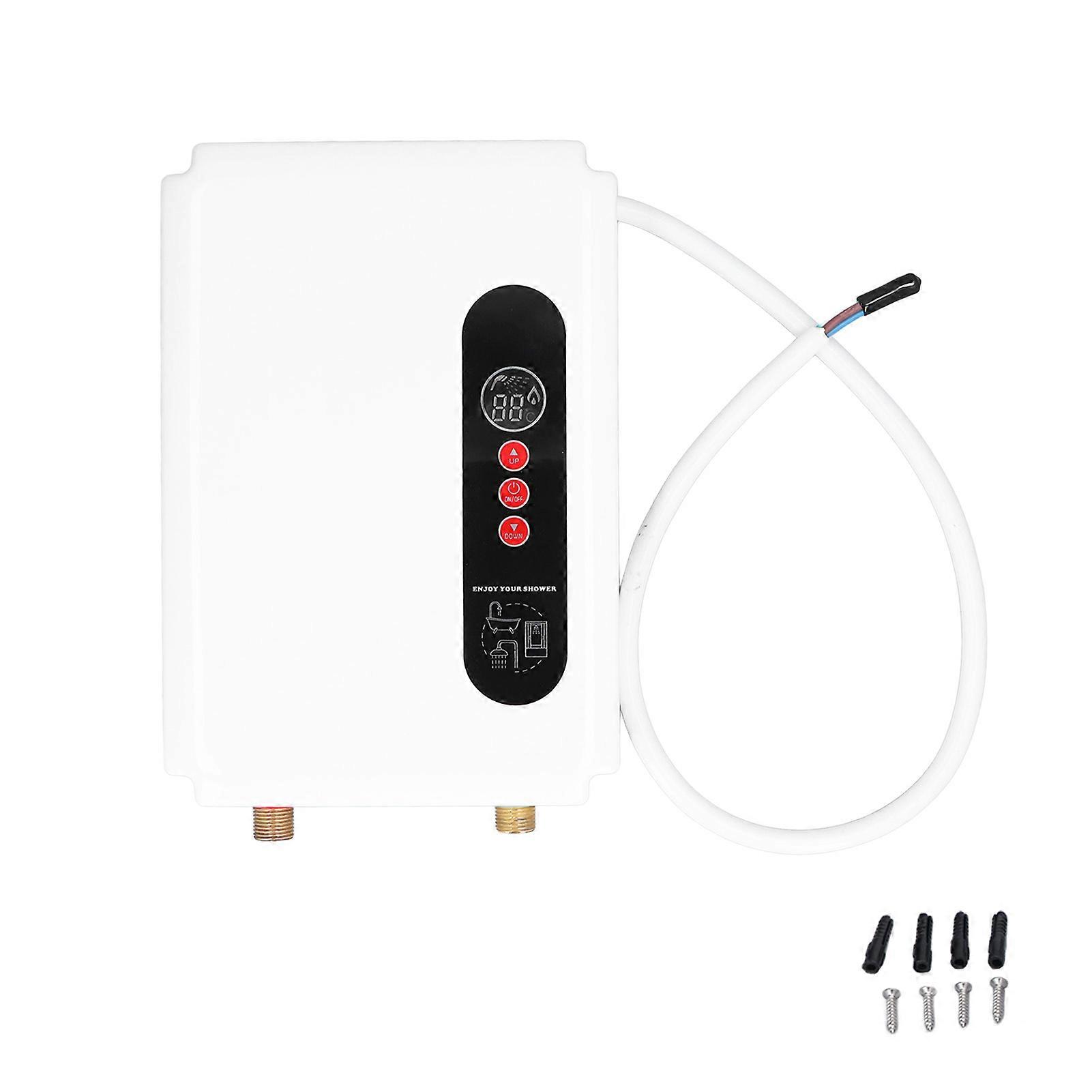 6500W Instant Electric Water Heater Digital Display Constant Temperature Water Heater 220-240V