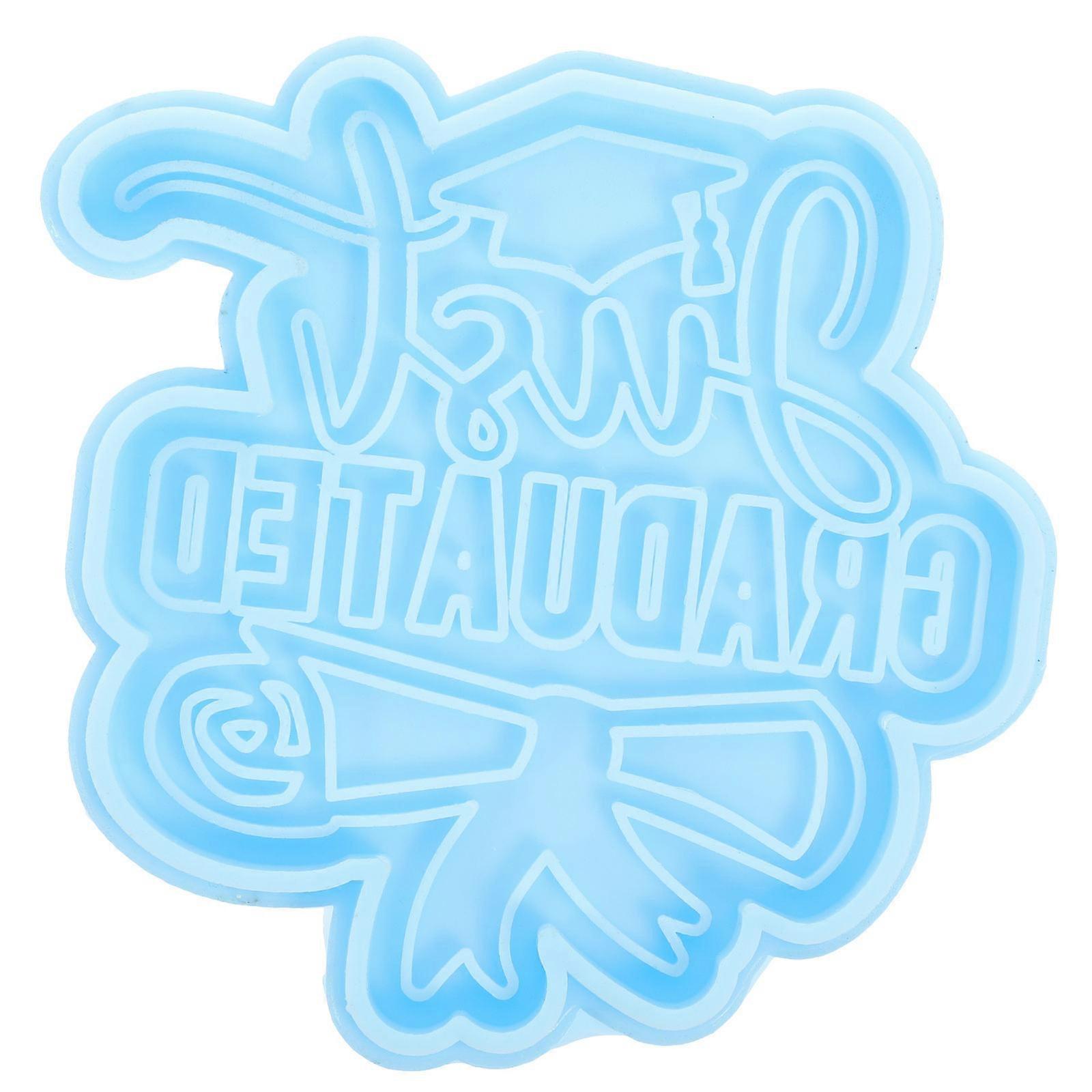 Graduation Cap Silicone Keychain Mold for Epoxy DIY Craft Pendant Making – Deep Cavity, Durable & Flexible Design, Lightweight & Compact for Unique