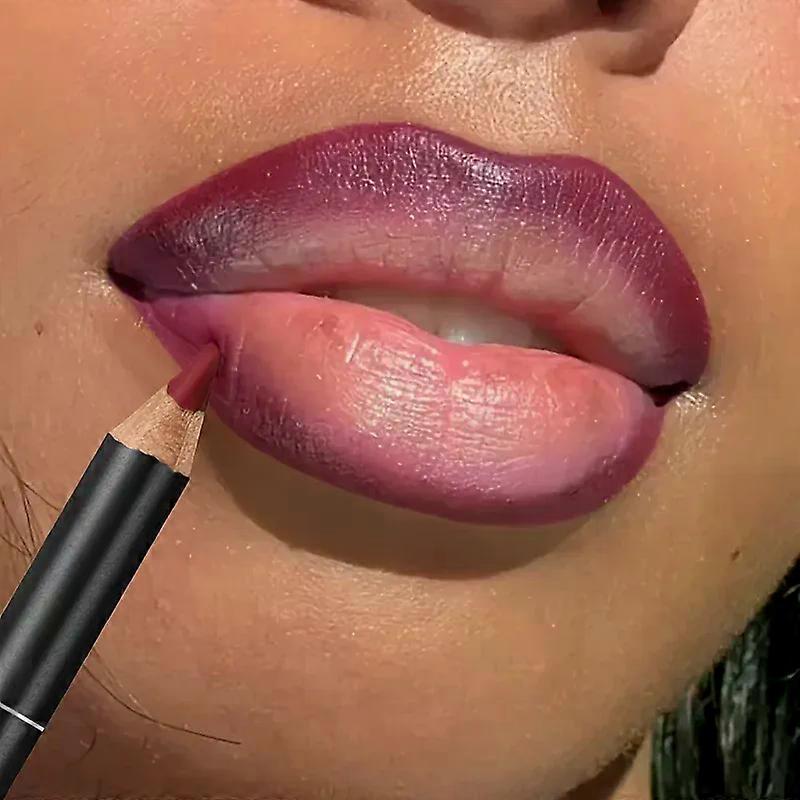Luxury Matte Lip Liner, Long-Lasting, Smooth Application for Perfect Outline & Filling, Versatile Shades for All Skin Types glue