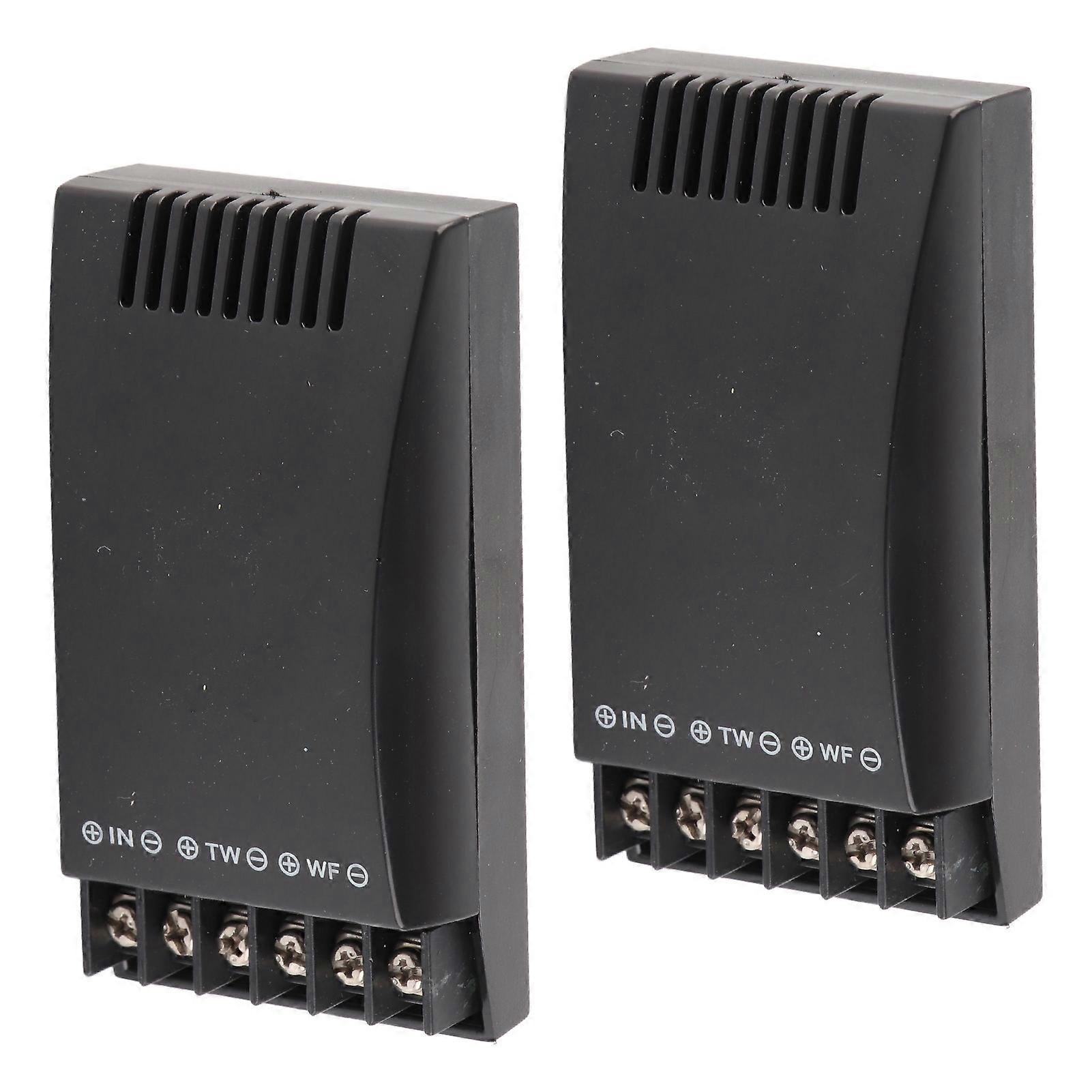 2Pcs Car Audio Crossover 2 Way 100W Output 12V Correct Sound ABS Shell Car Speaker Crossover for Vehicle 