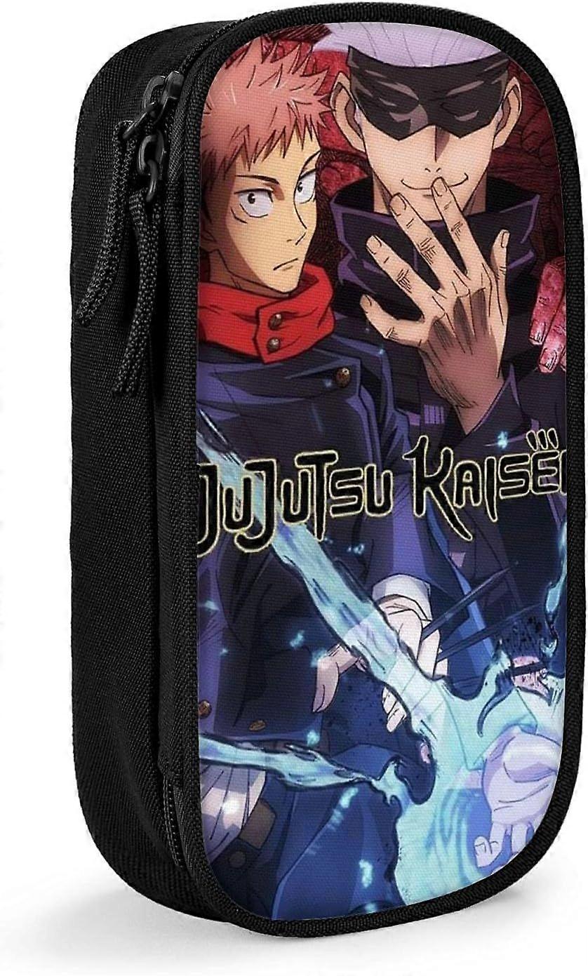 f120 Jujutsu Kaisen مقلمة لعشاق EDC - حقيبة أكسفورد مدمجة للسكاكين والمصابيح الكهربائية والأقلام (حمل يومي) u120