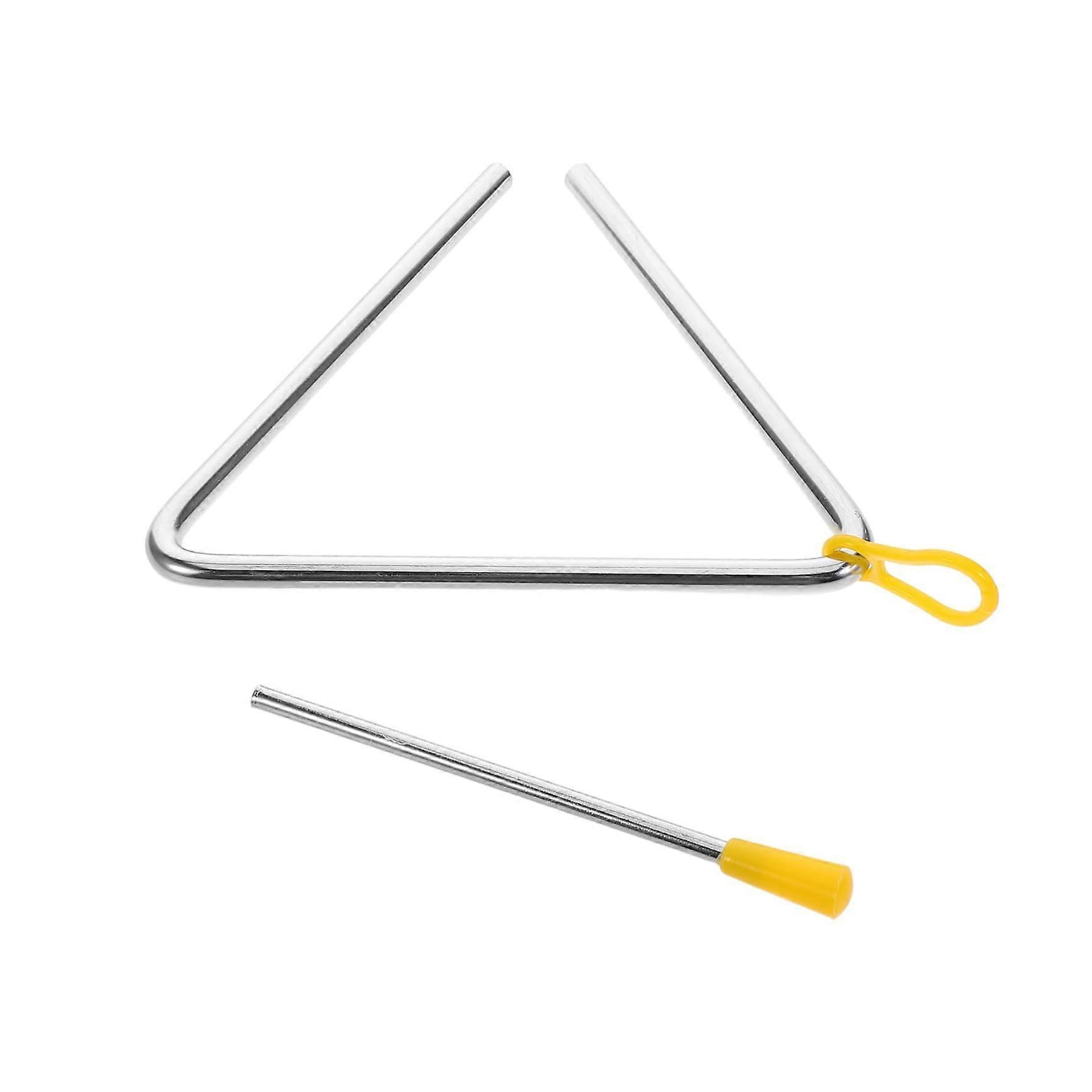 Hand Drum, Small Drum, Percussion Instruments, Colored Musical Instruments, Memory Bell, Rhythm Triangle, Metal, Plastic
