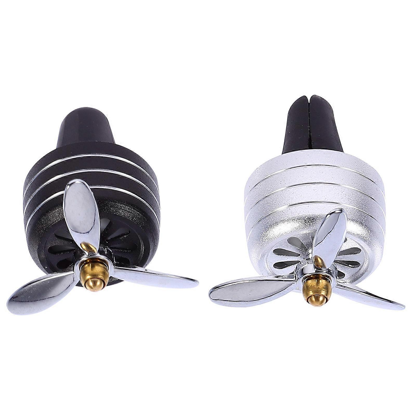 Useful Car Perfume Clip with Aromatherapy for Air Outlet Vent Assorted Color 2pcs