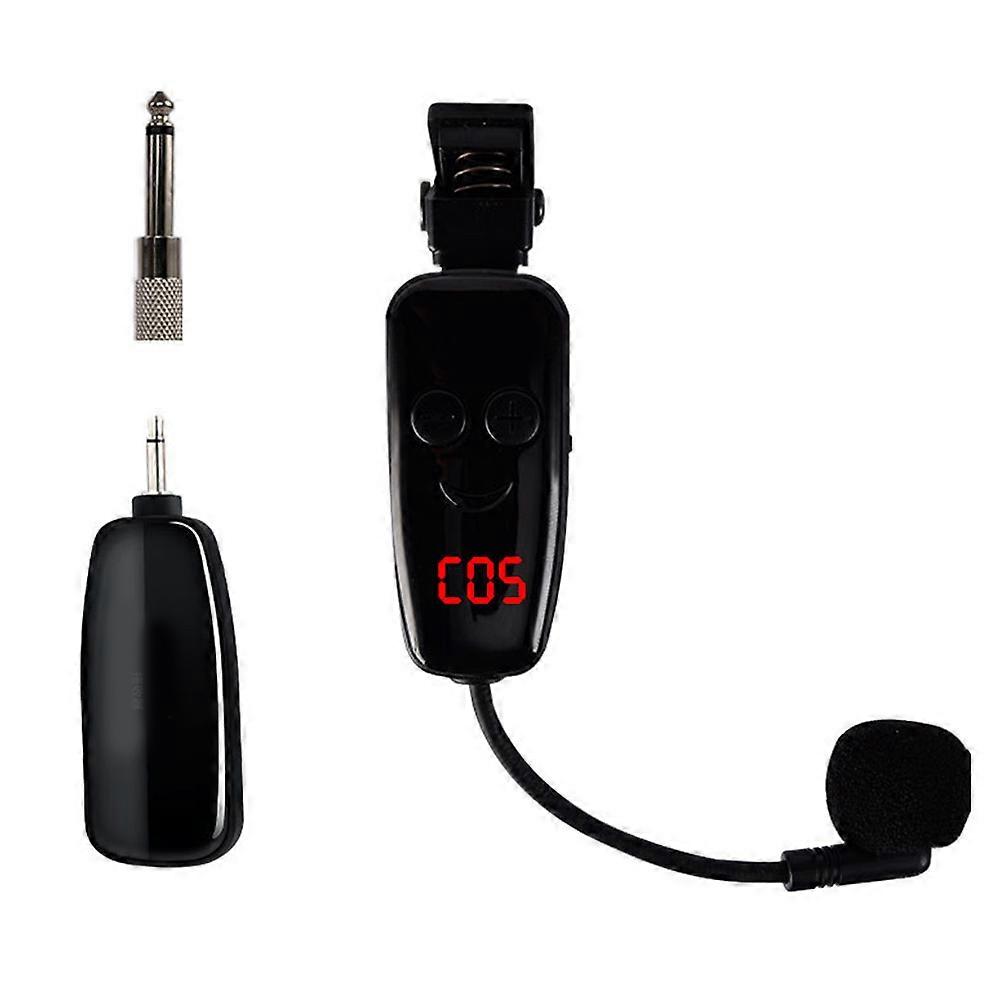 Wireless Microphone Accessories Metal Clip Fixation For Musicians Volume Control 7x2.5cm Black 1Set