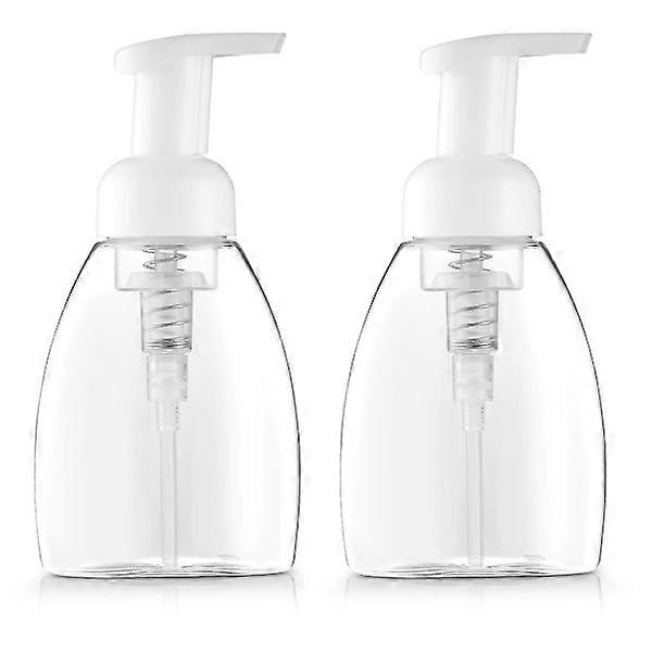 2pack Foaming Soap Pump-Bottle 250 ml (8.5 Oz)