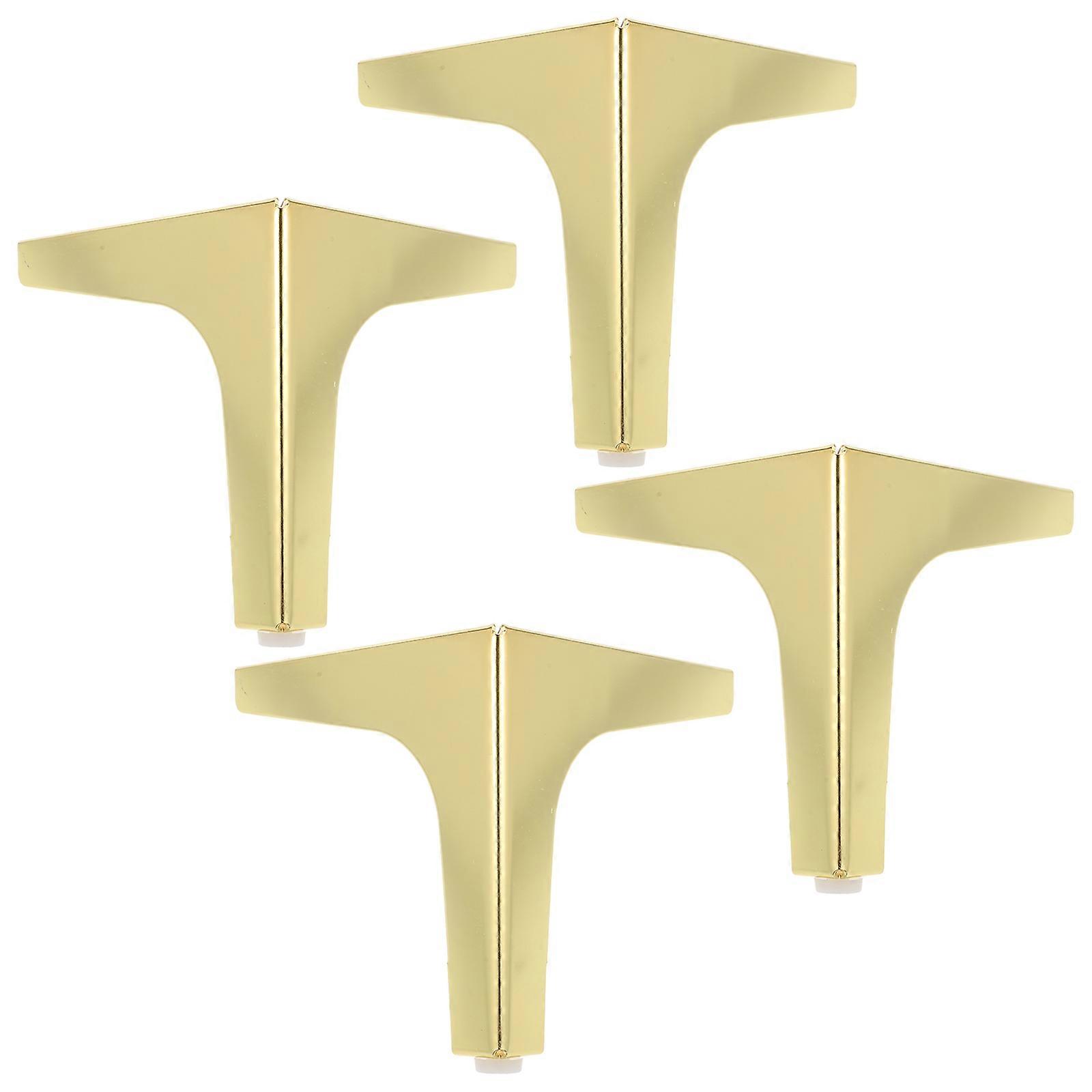 רגלי ארון רהיטים חומר ברזל יציבות רב תכליתית 4 סט