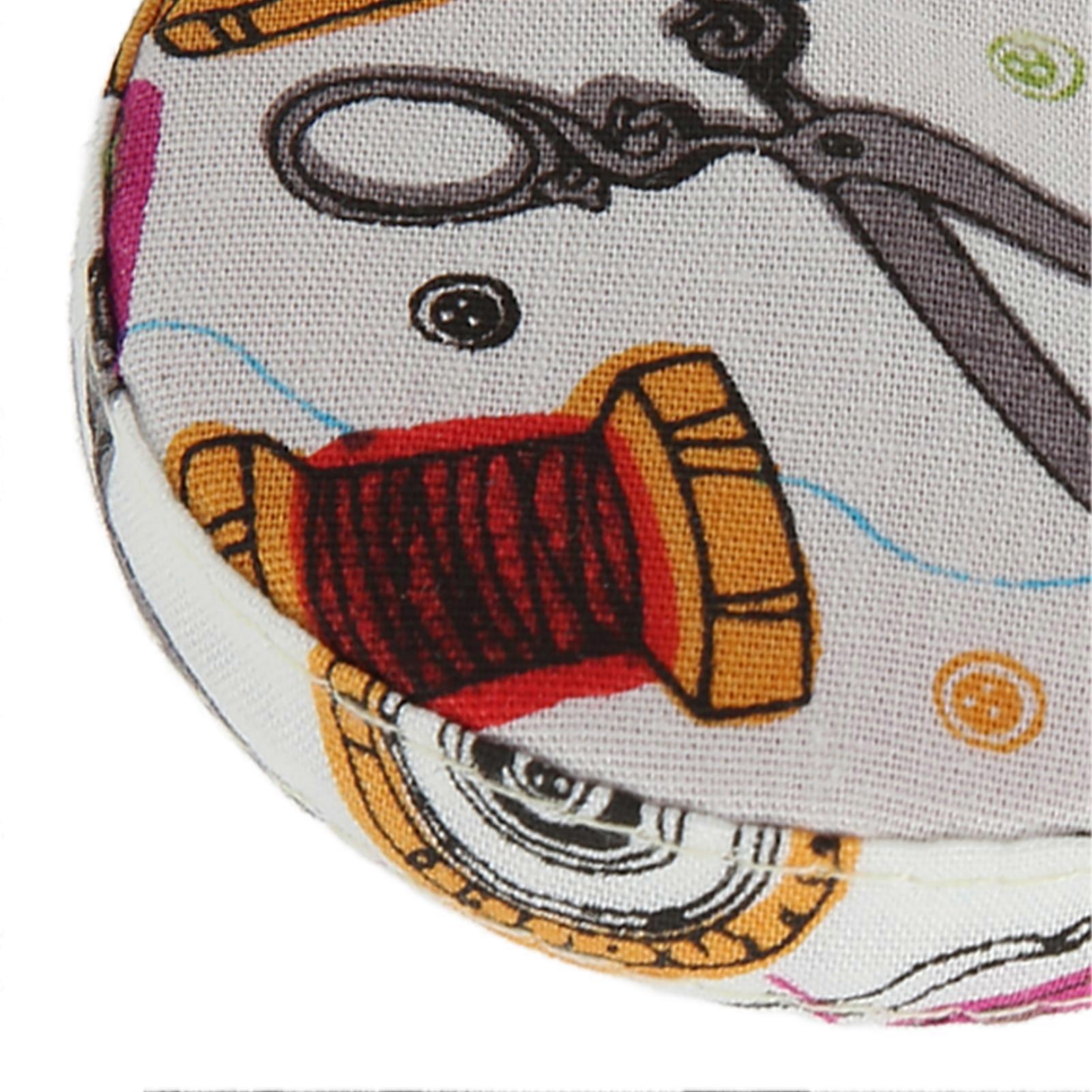 2Pcs Soft Tape Measure Easy Reading Round Button Shape Portable Measuring Tape for Body Measurement SewingColored