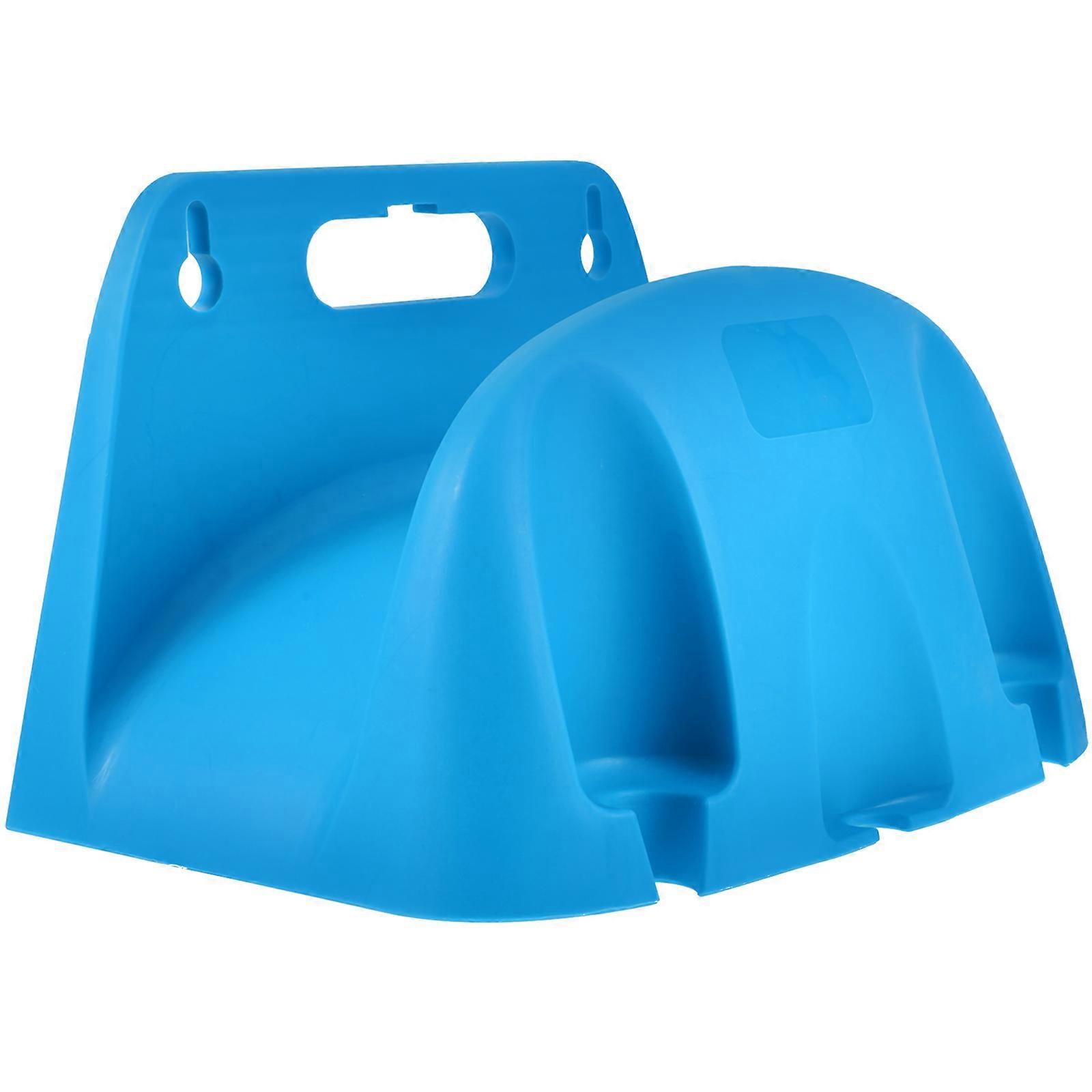 Hose Pipe Wall Bracket Garden Hose Organization Blue 25.00X15.50X15.00CM Wall Mounting 1Pack