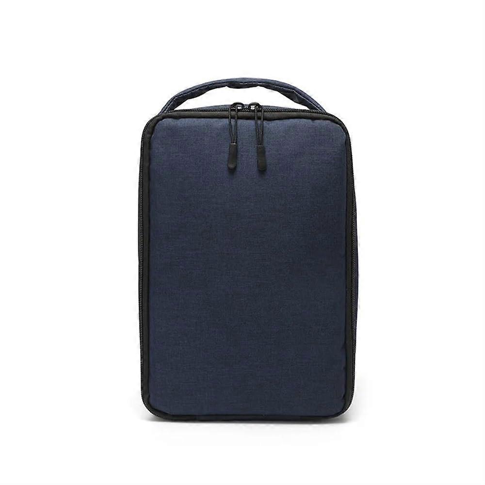 DSLR Camera Inserts Waterproof Portable Padded Case With Interior Dividers Shockproof Bag Dark Blue One Size