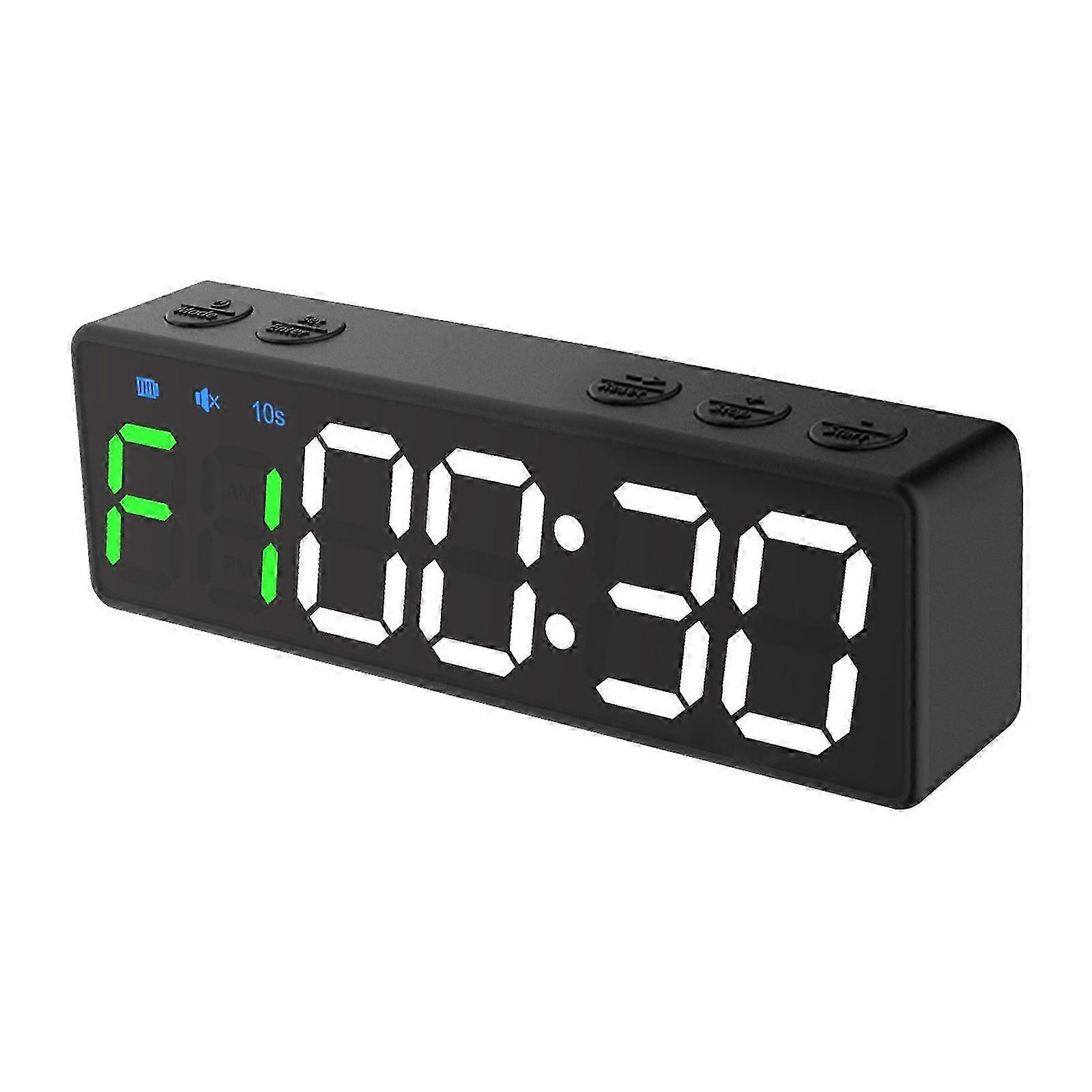 2025 Protable Count Down/up Clock USB Rechargable LED Interval Timer Gym Fitness
