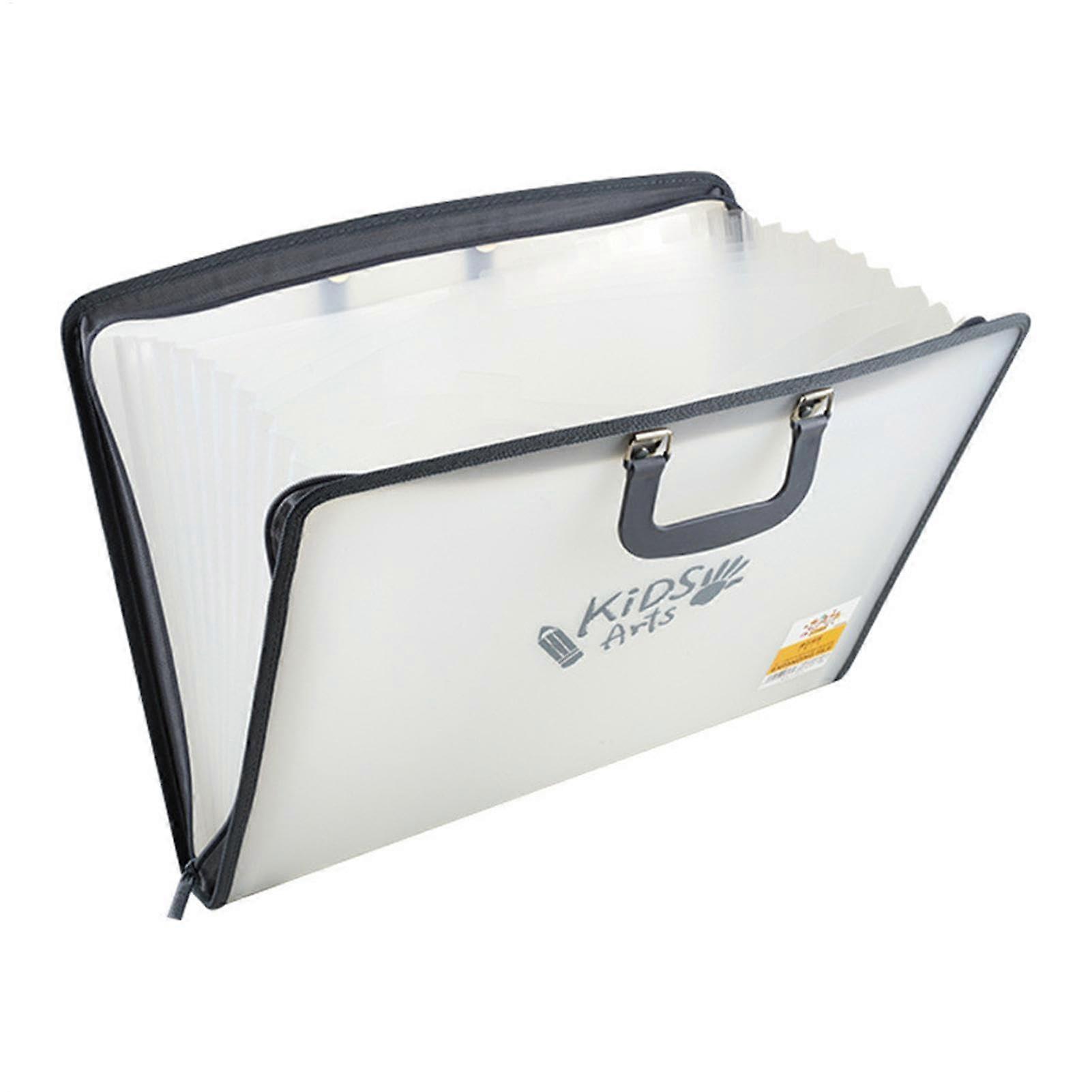 Document Organizer – Expandable File Organizer with 13 Pockets, Desk File Holder  Portable Document Storage Organizer, Folder