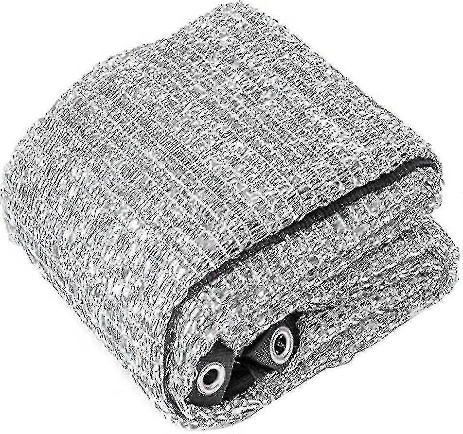 Reflective Aluminet Shade Cloth with Grommets - UV Resistant Sun Mesh Netting for Plants, Flowers, Patio, and Garden (3x3m Silver) - Gardening Accesso