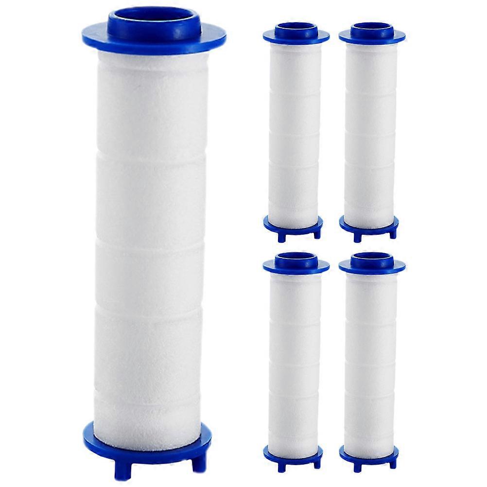 TShaped Pressurized Shower Head Filter with PP and Cotton Cartridge for Home Use White
