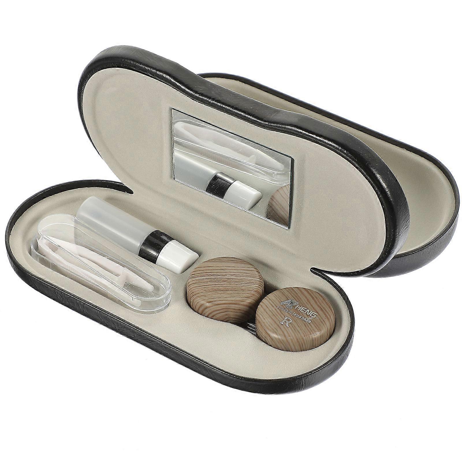 Portable Glasses Storage Box Dual-Purpose Glasses Case Daily Use 15.80X7.40X5.00CM Protect From Scratches 1Set