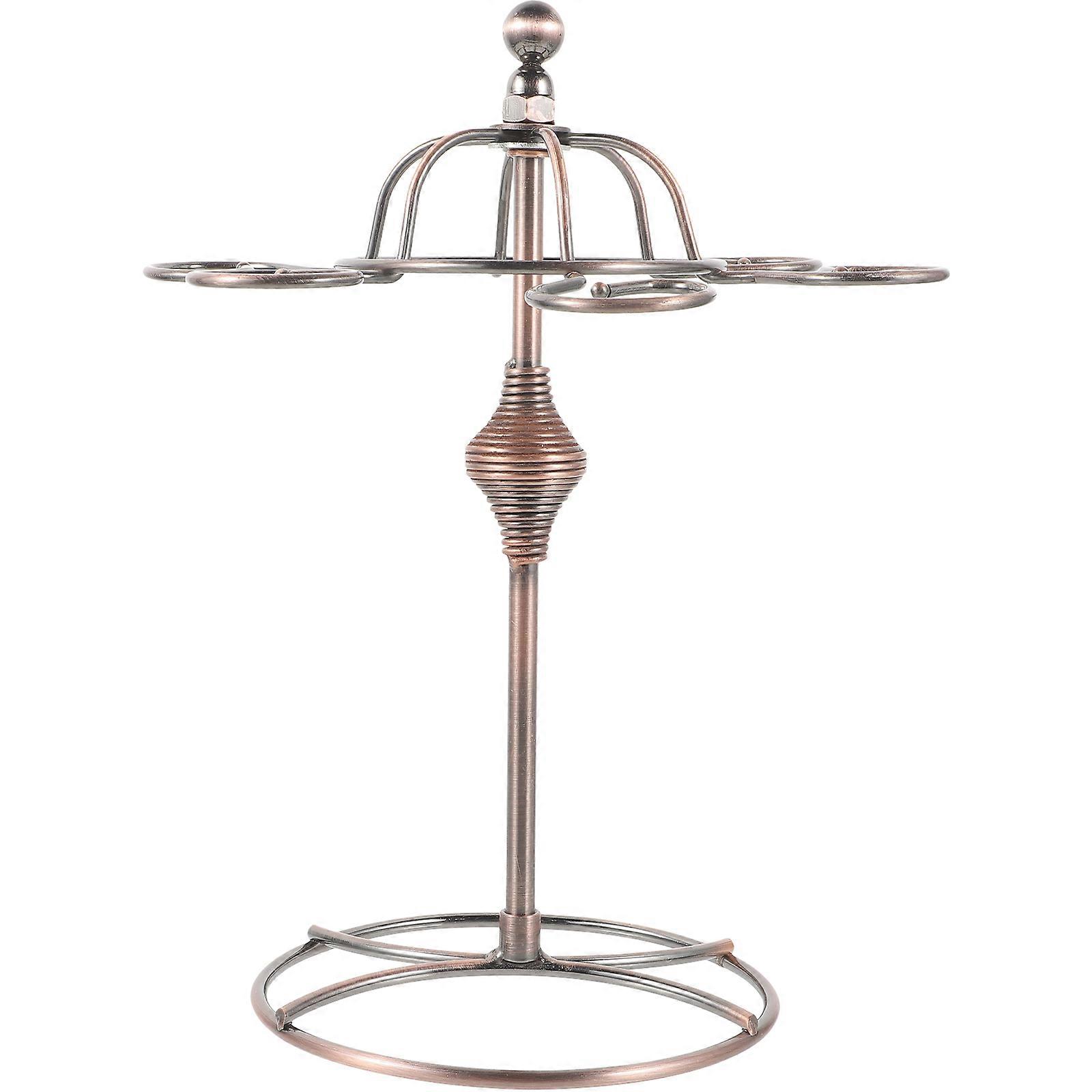 1 Set Wine Glass Holder Vintage Hanging Goblet Rack Tabletop Upside Down Cup Holder