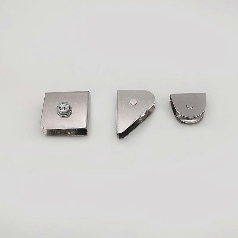 4pcs Flag Pole Pulley: Heavy Duty Flagpole Hardware Repair Parts Stainless Steel Bearing Pulley System For Flag Lifting Accessories For Outdoor Use